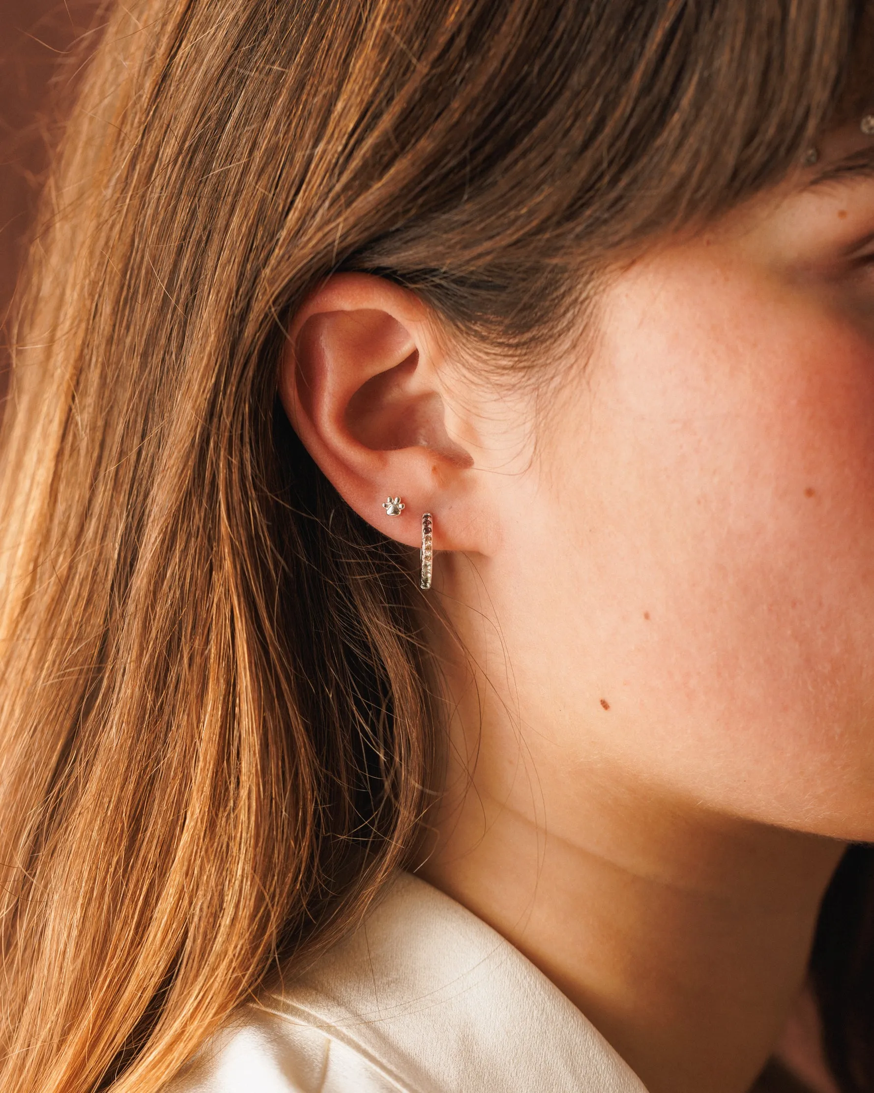 Paw Print Studs