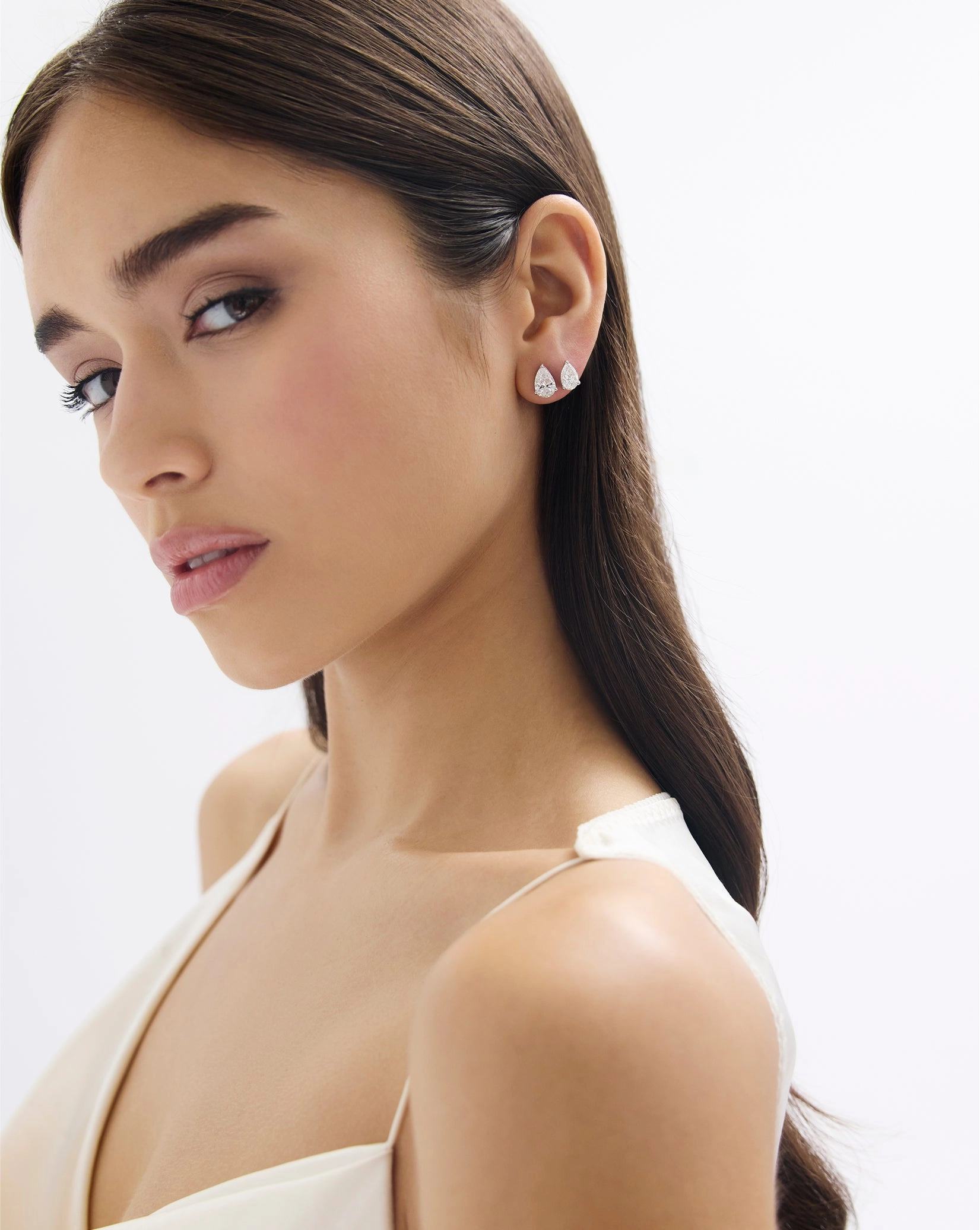 Pear Lab Diamond Studs