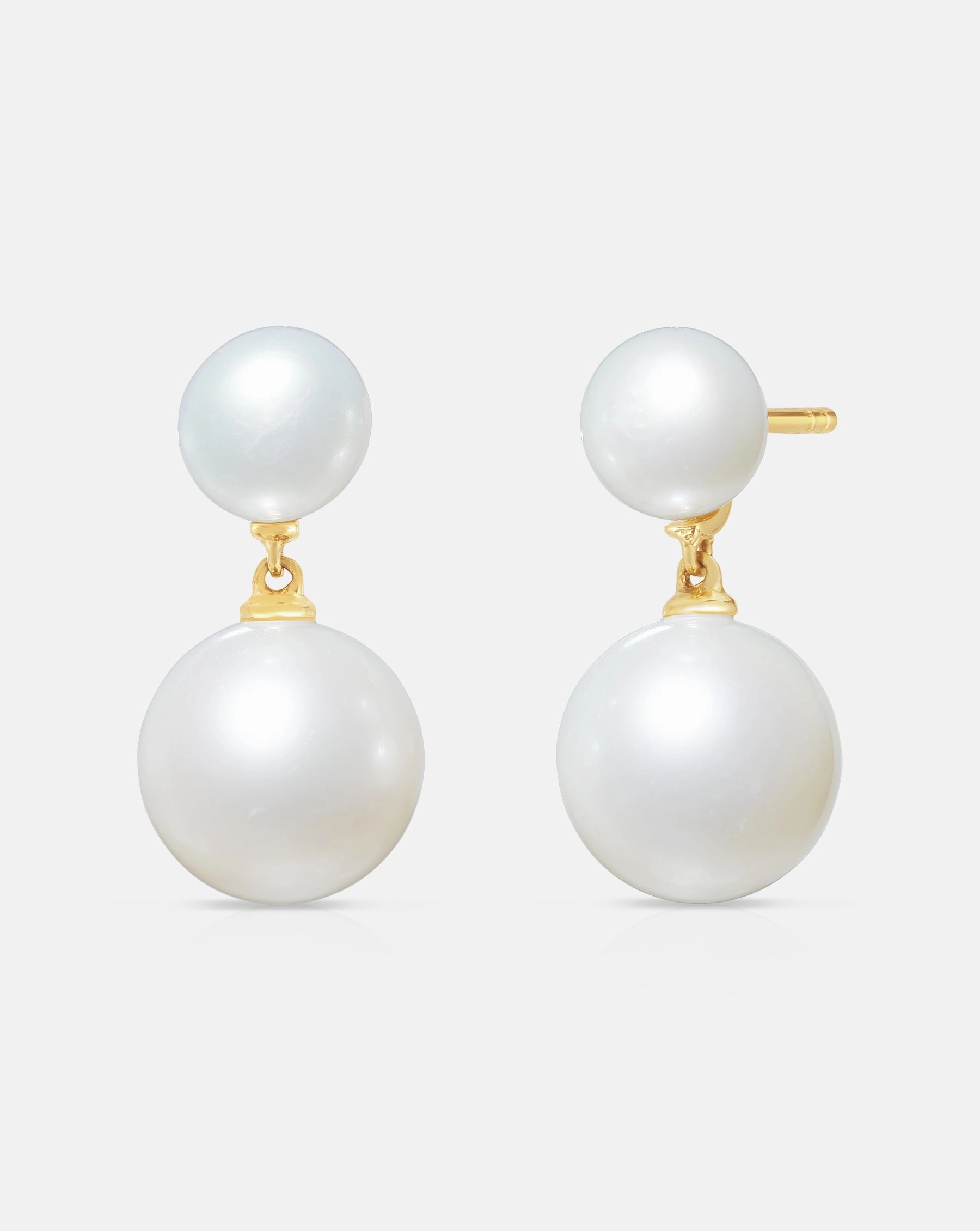 Pearl Duo Dangle Earrings