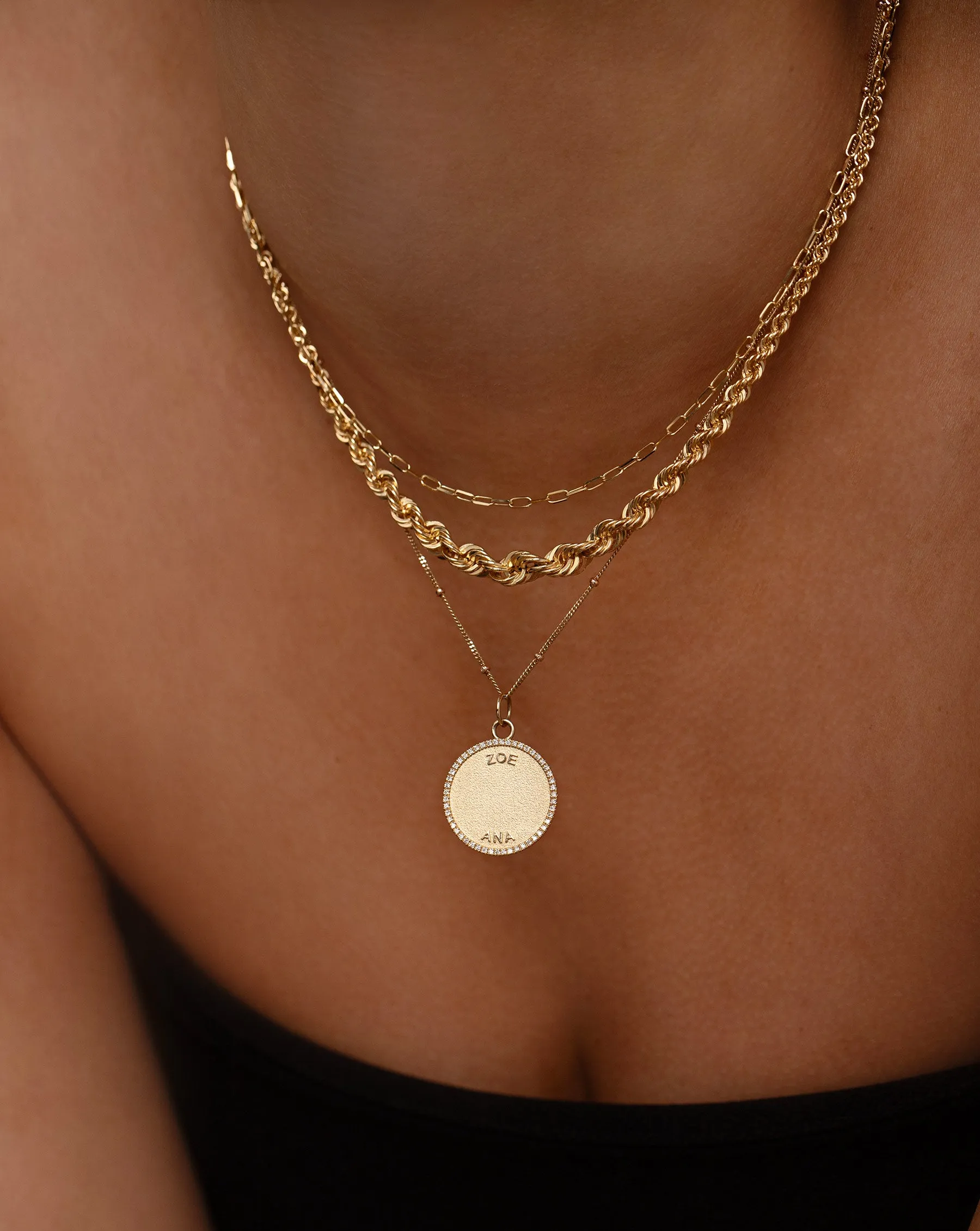 Personalized Medallion Necklace