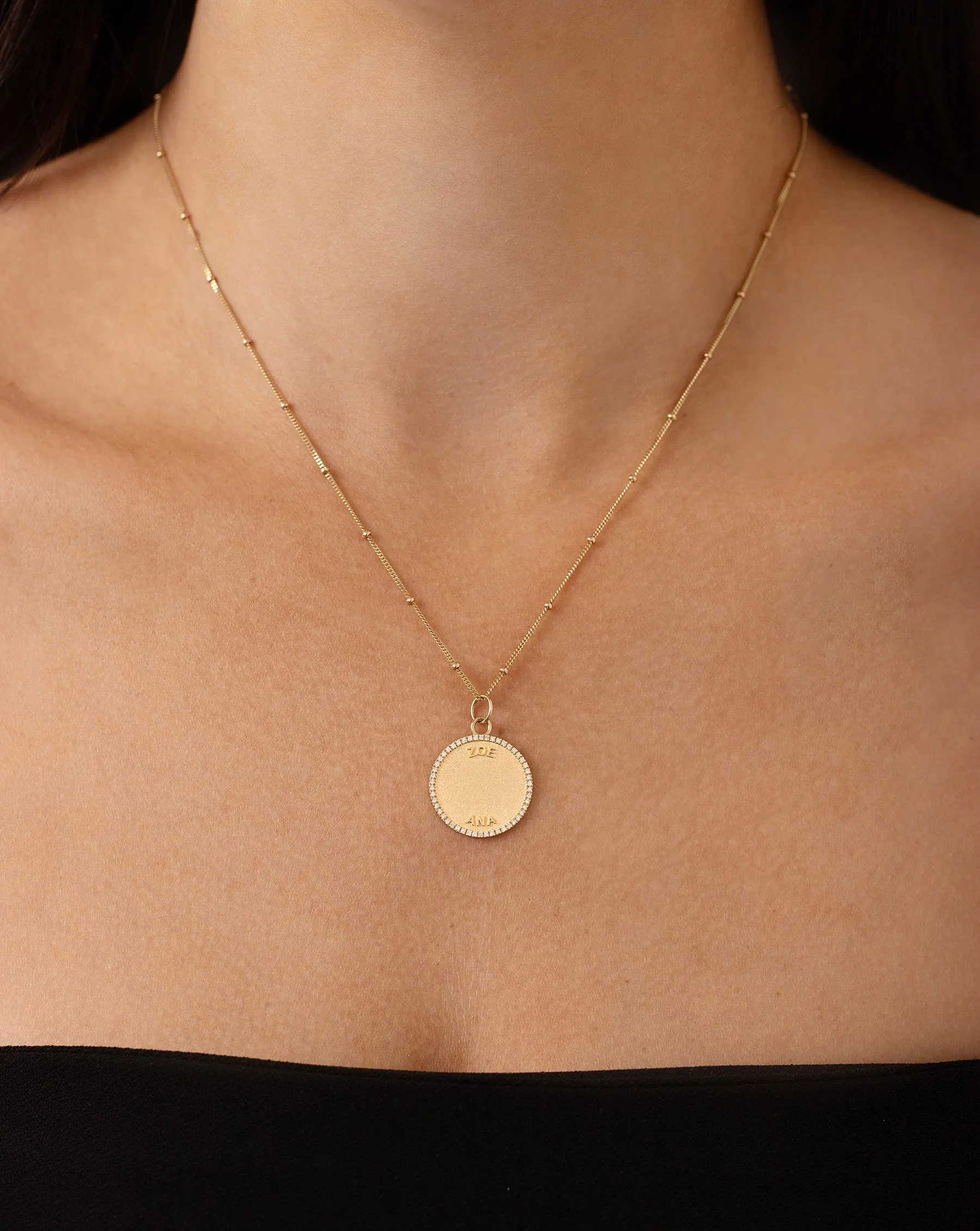 Personalized Medallion Necklace