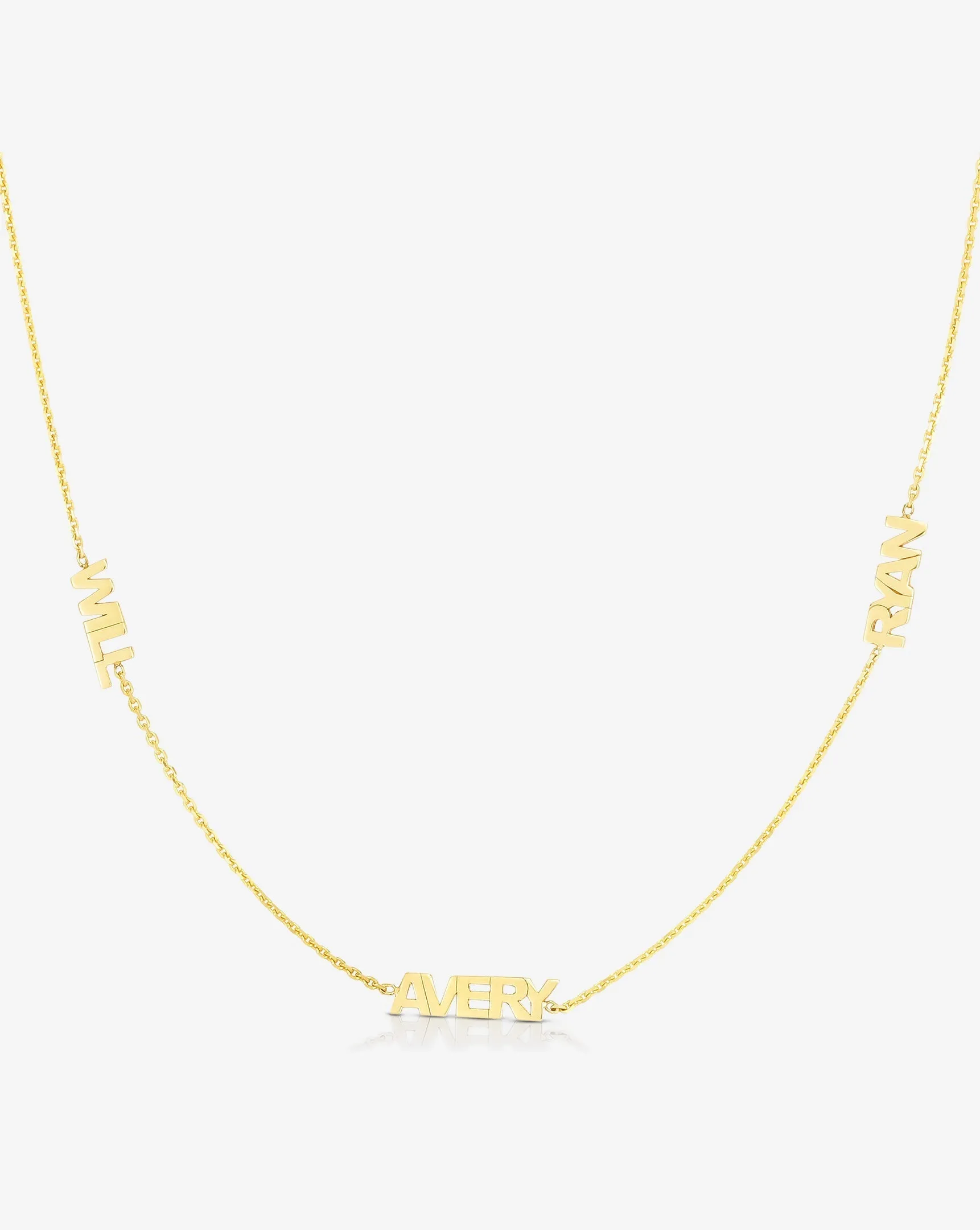Personalized Multi-Name Necklace