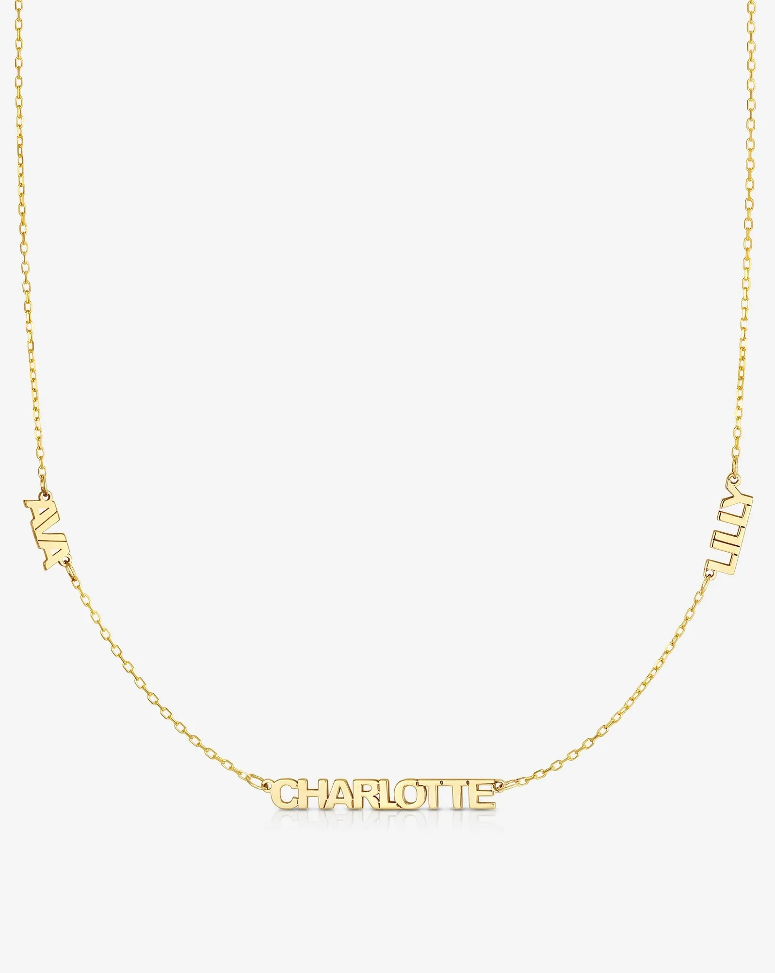 Personalized Multi-Name Necklace