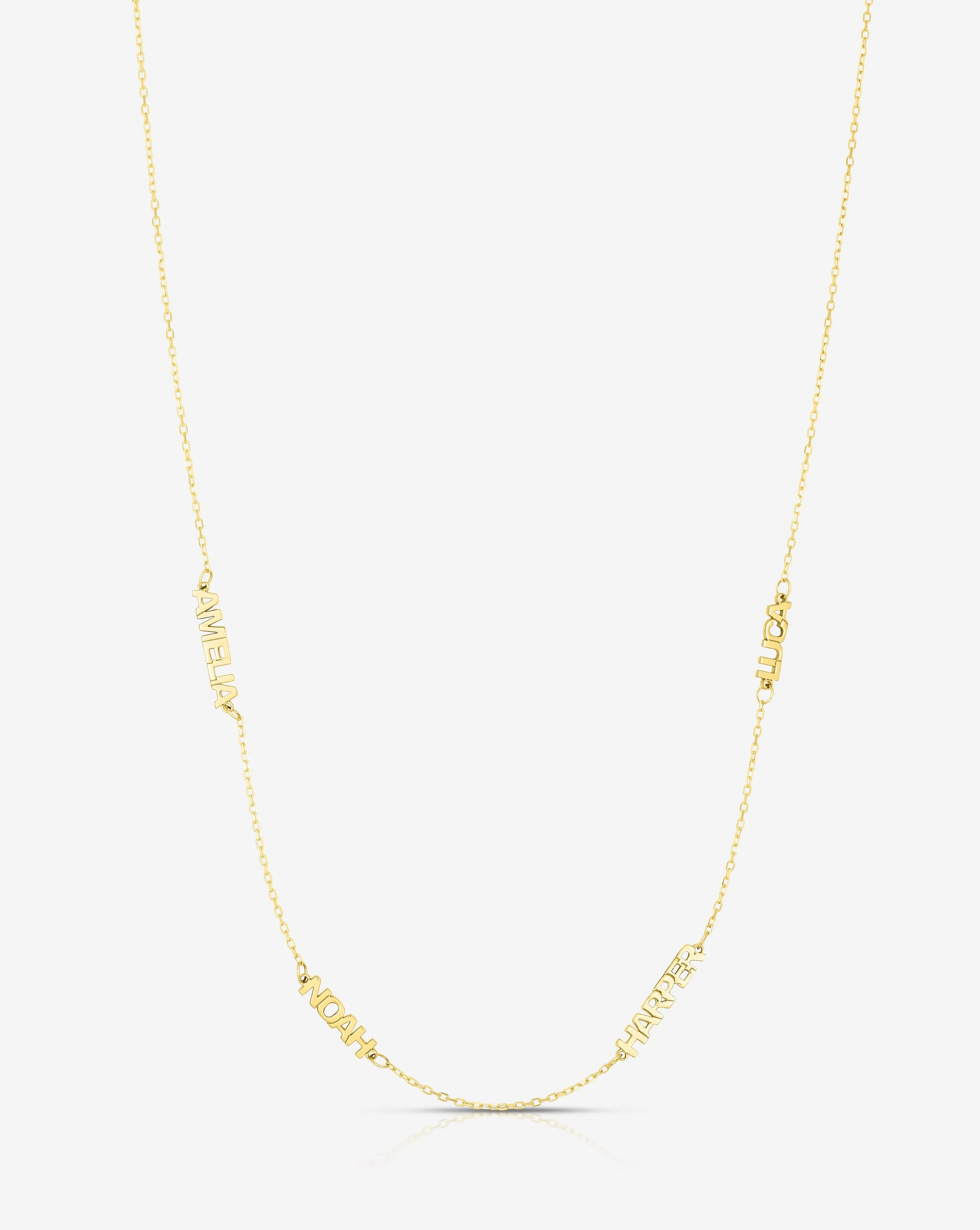 Personalized Multi-Name Necklace