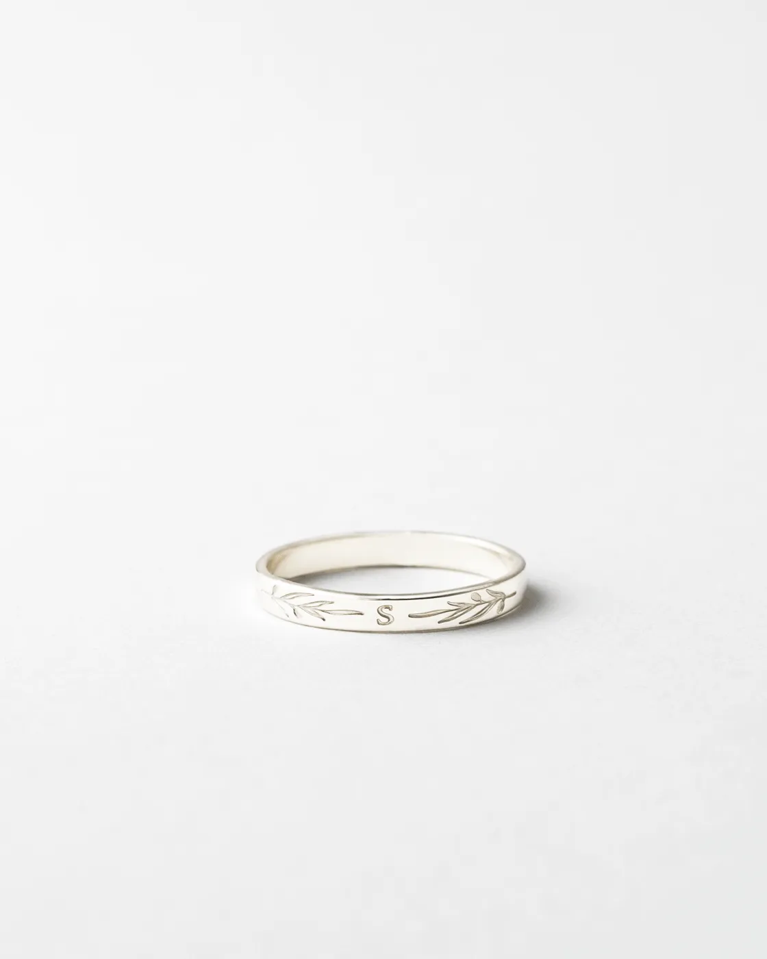 Personalized Olive Branch Band
