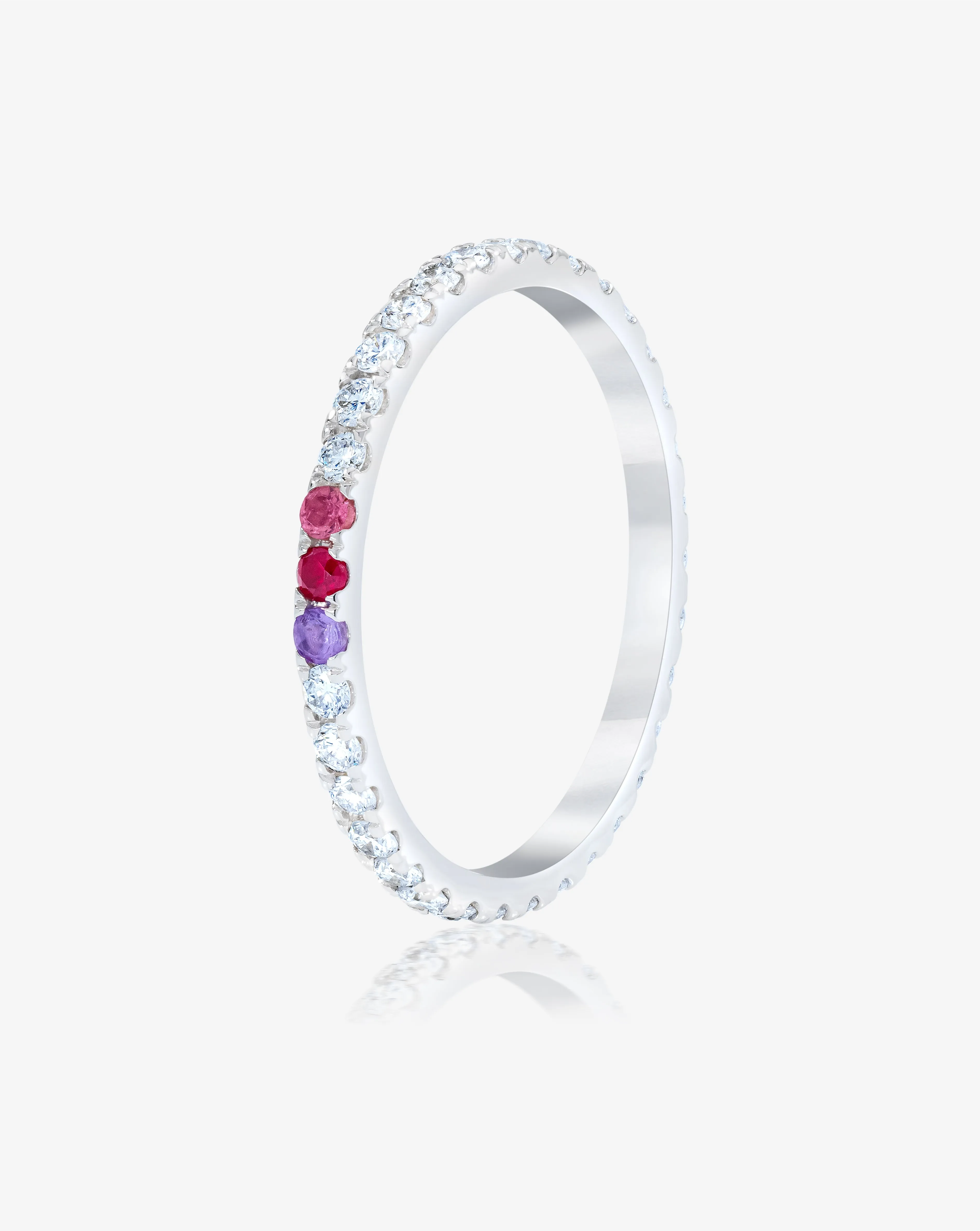 Personalized Perfect Pav Diamond Ring | Platinum