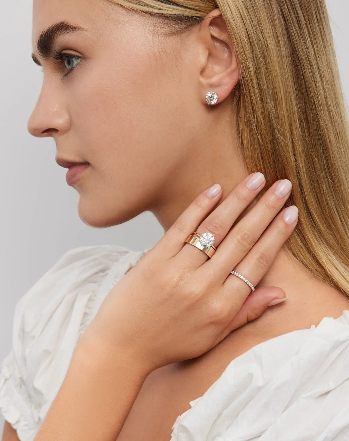 Personalized Perfect Pav Diamond Ring | Platinum