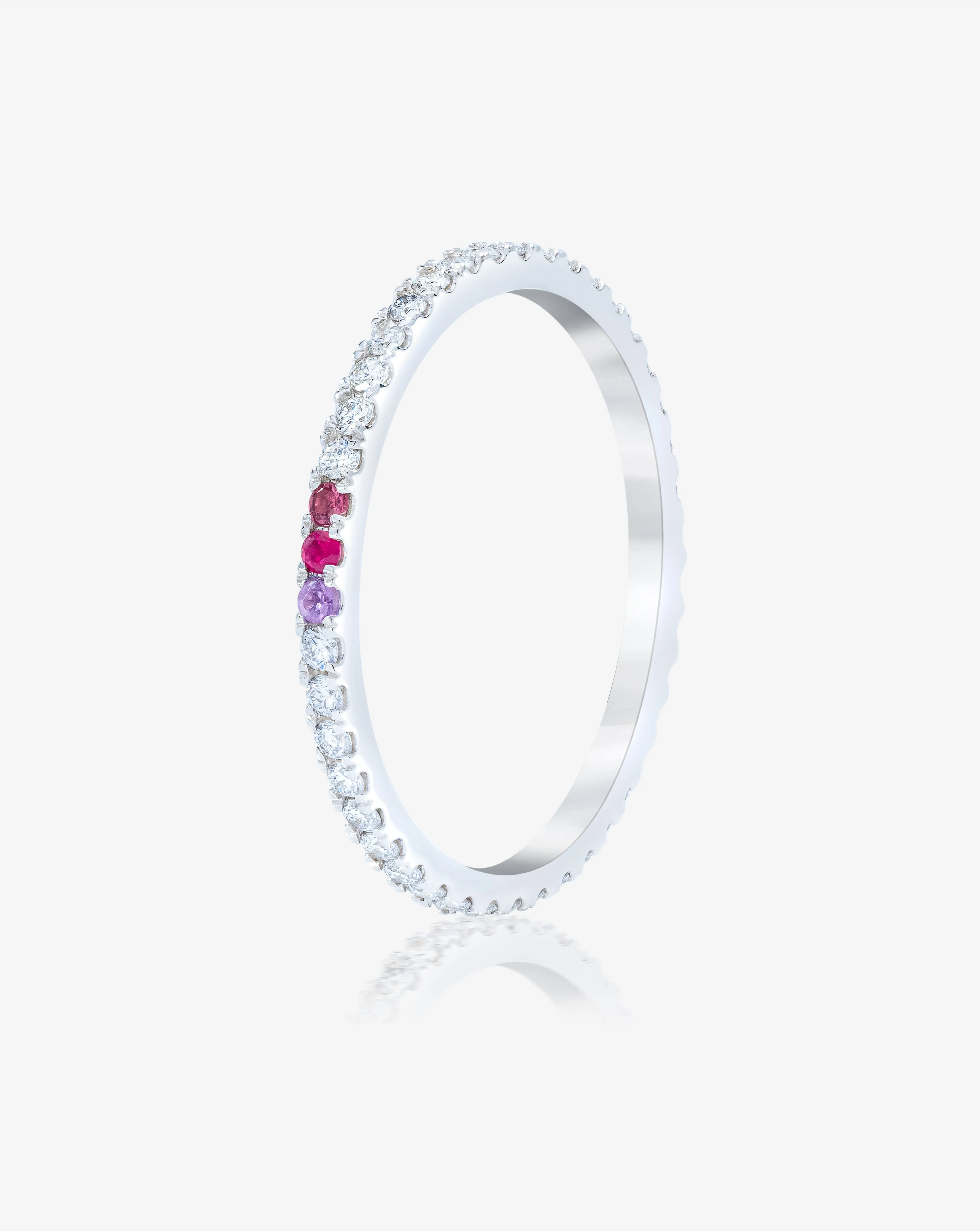 Personalized Perfect Pav Diamond Ring | Platinum