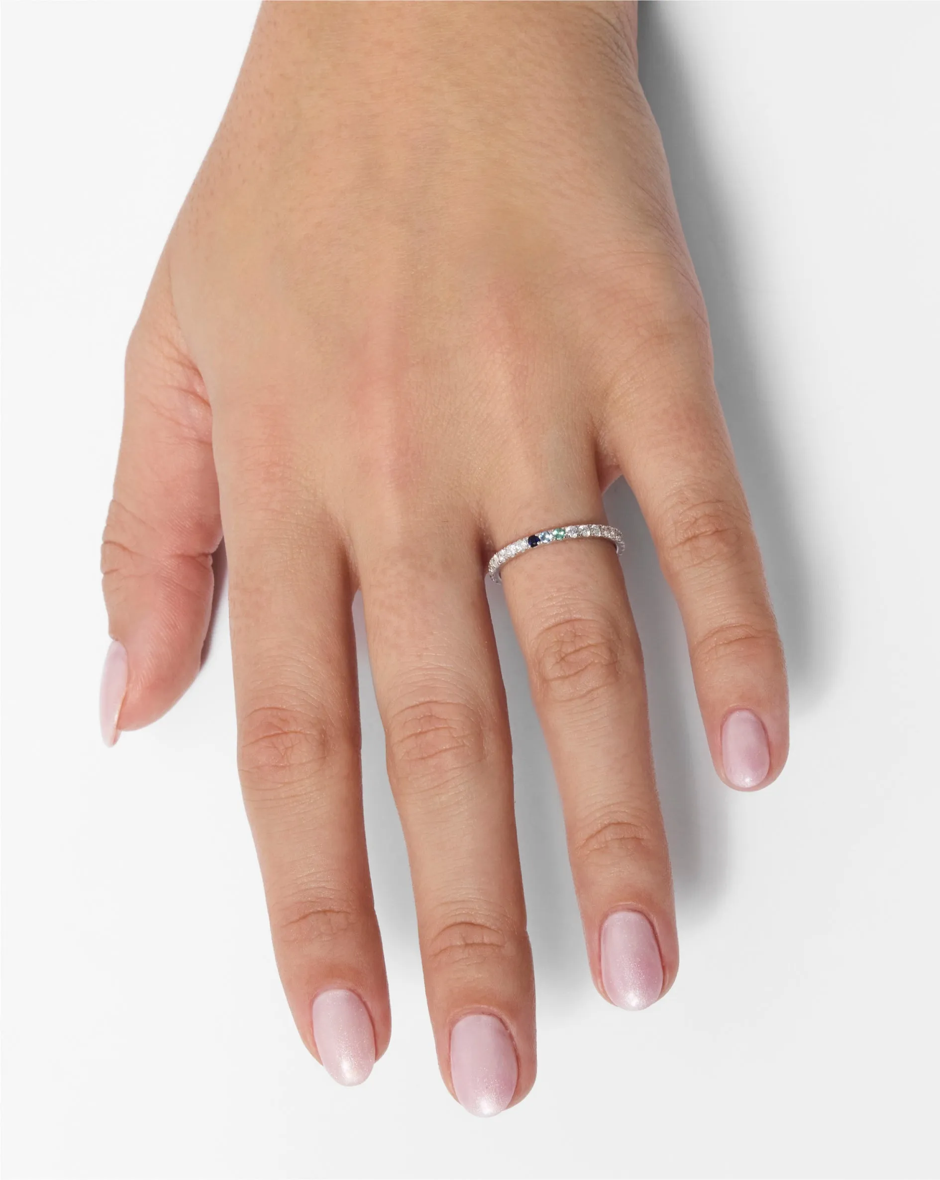 Personalized Perfect Pav Diamond Ring | Platinum