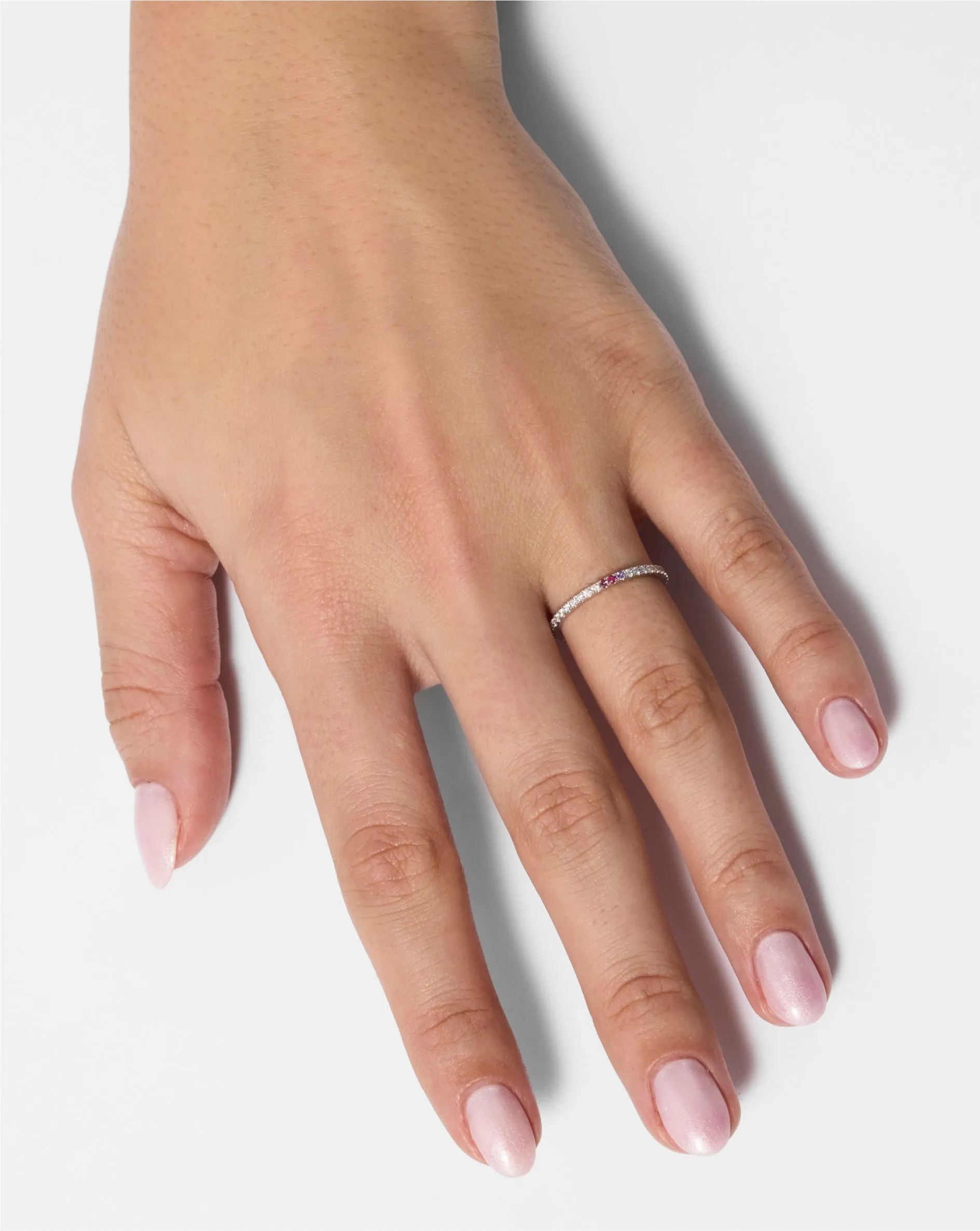 Personalized Perfect Pav Diamond Ring | Platinum
