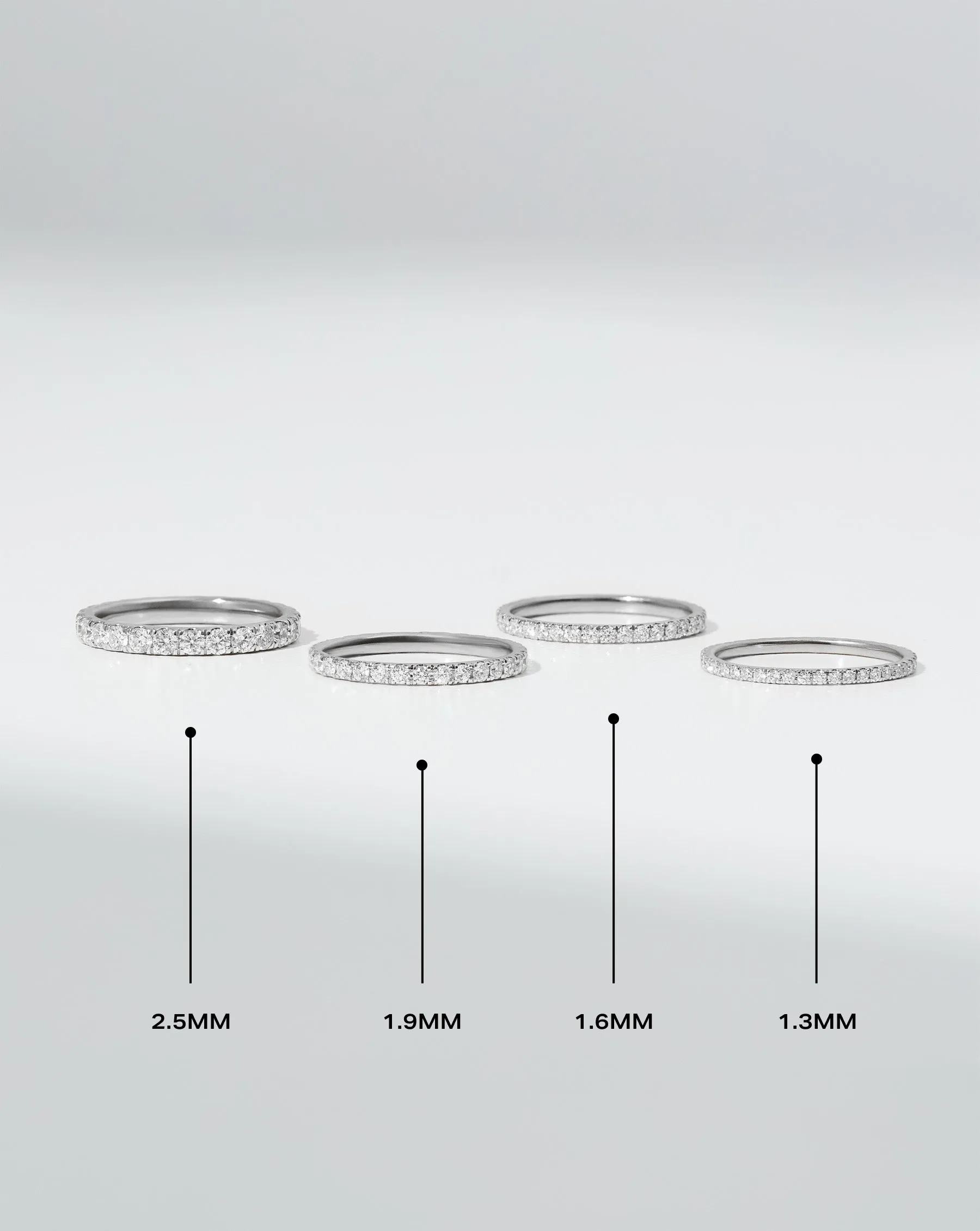 Personalized Perfect Pav Diamond Ring | Platinum