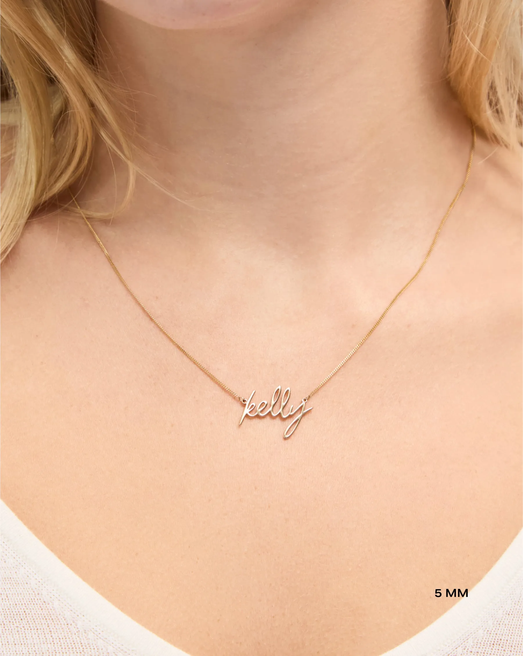Personalized Script Name Necklace