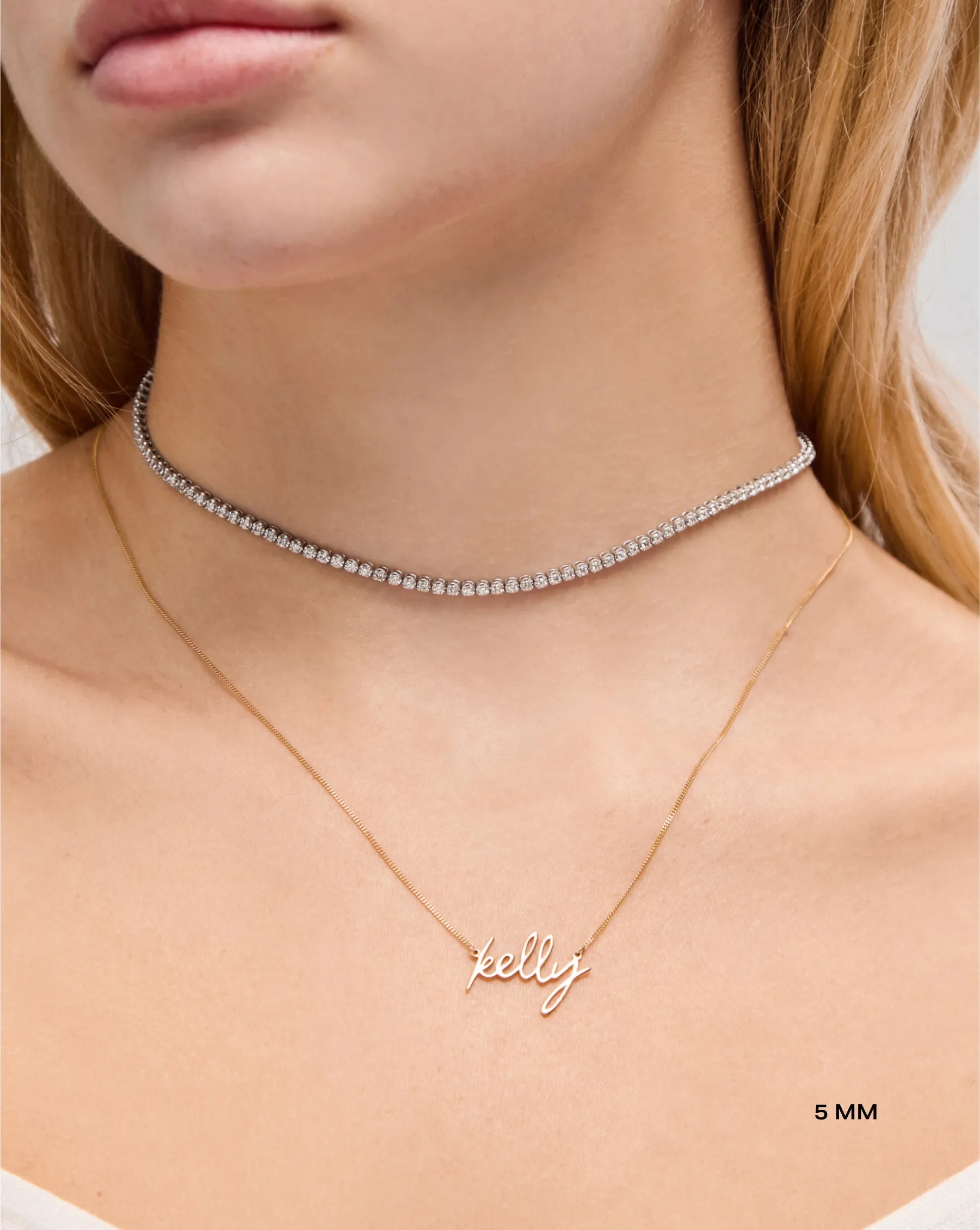 Personalized Script Name Necklace