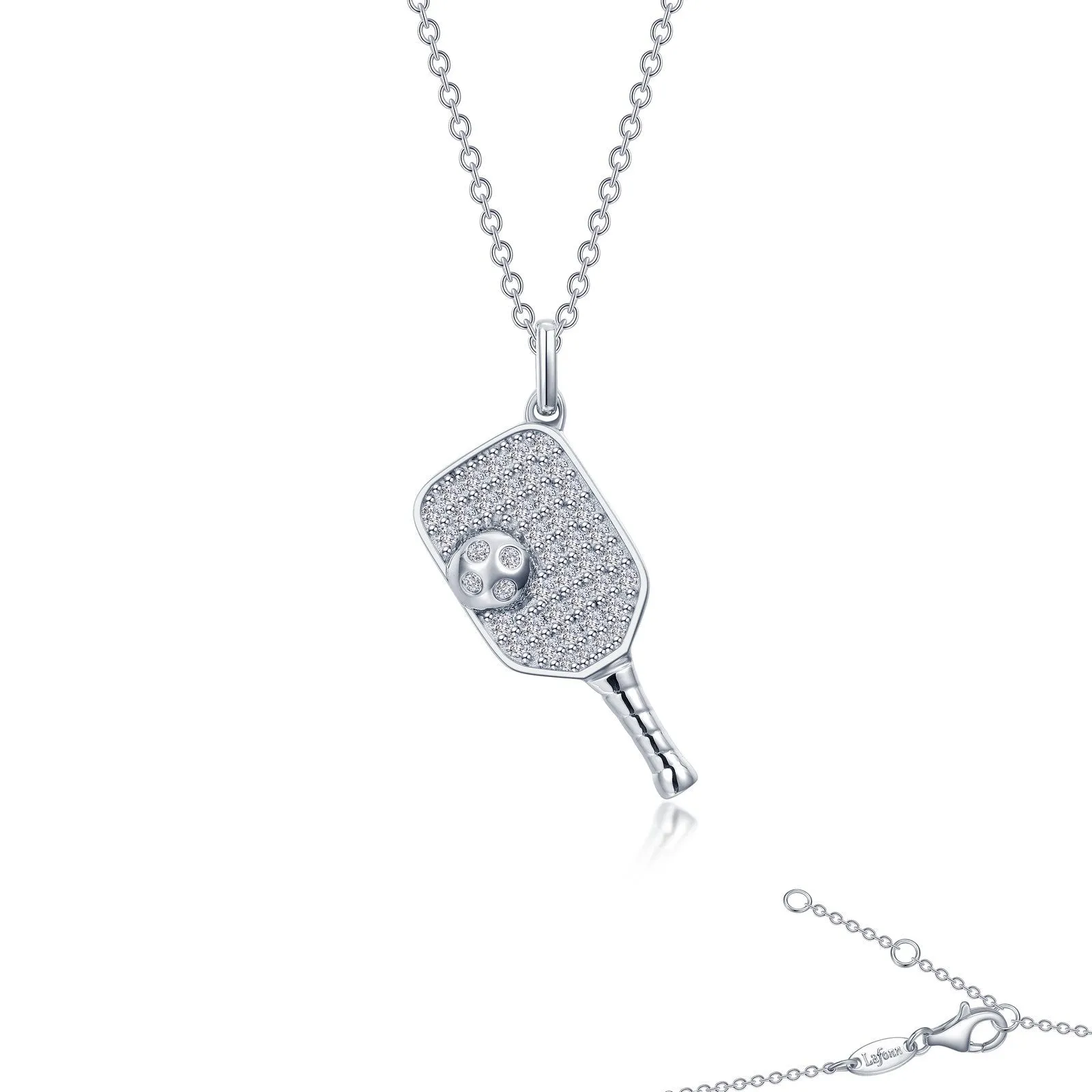Pickleball Paddle and Ball Necklace N2023CLP20