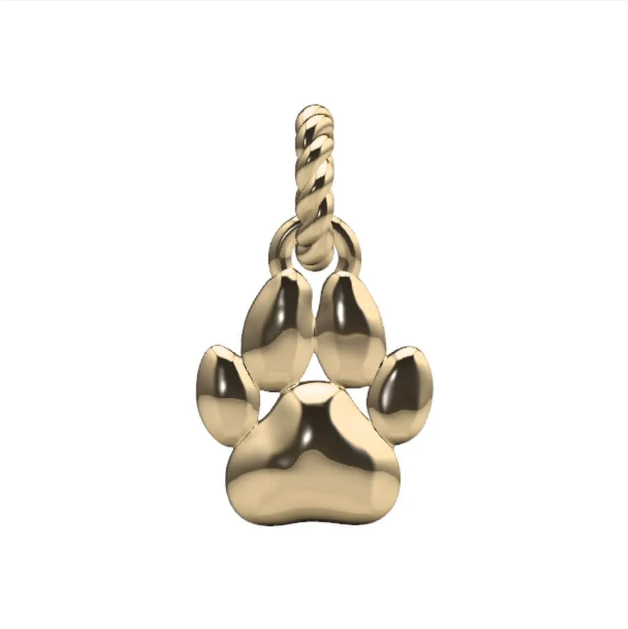 Puppy Paw Charm