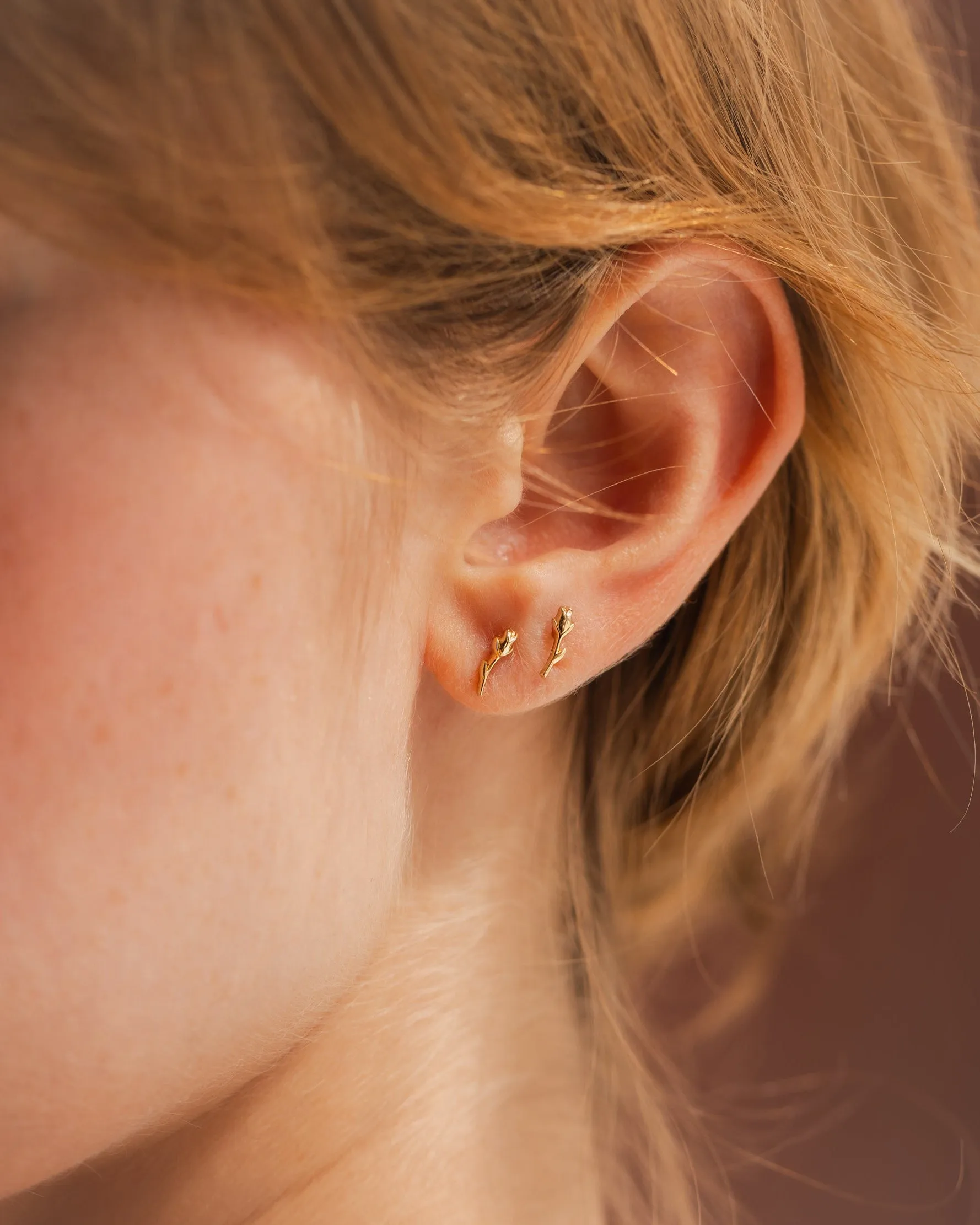 Rosebud Studs