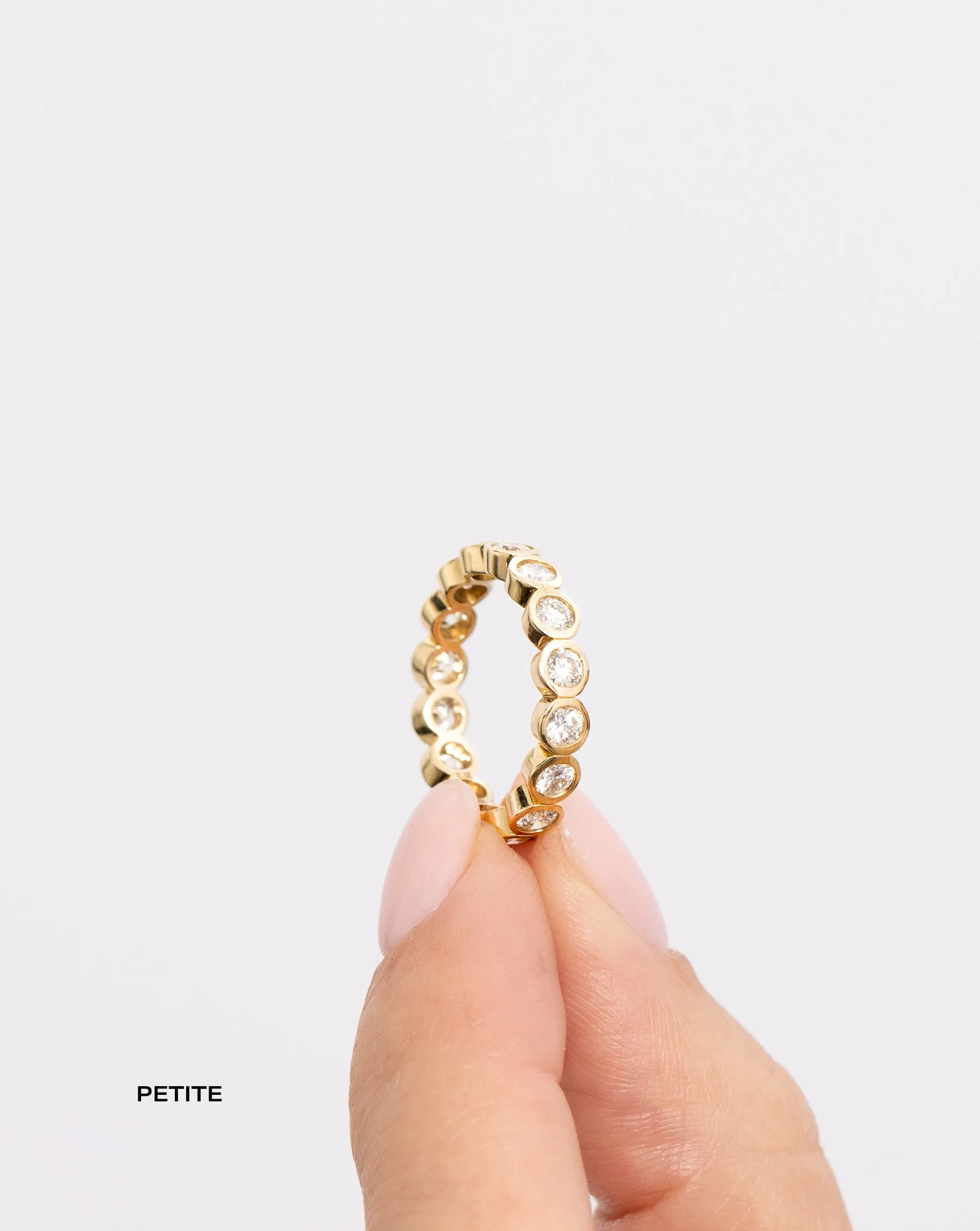 Round Bezel Eternity Band