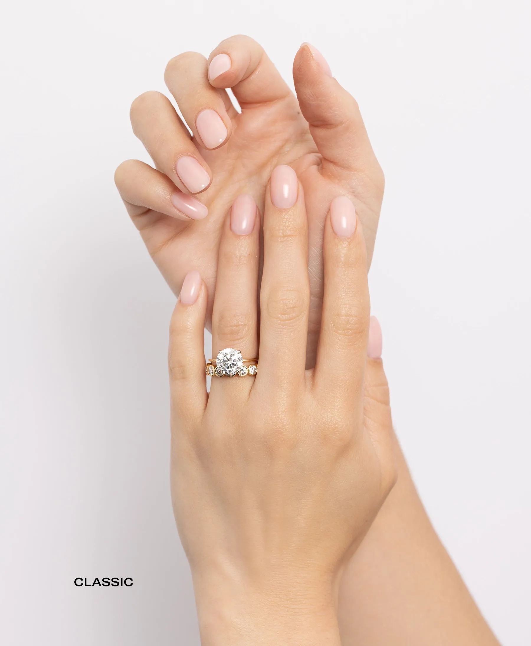 Round Bezel Eternity Band