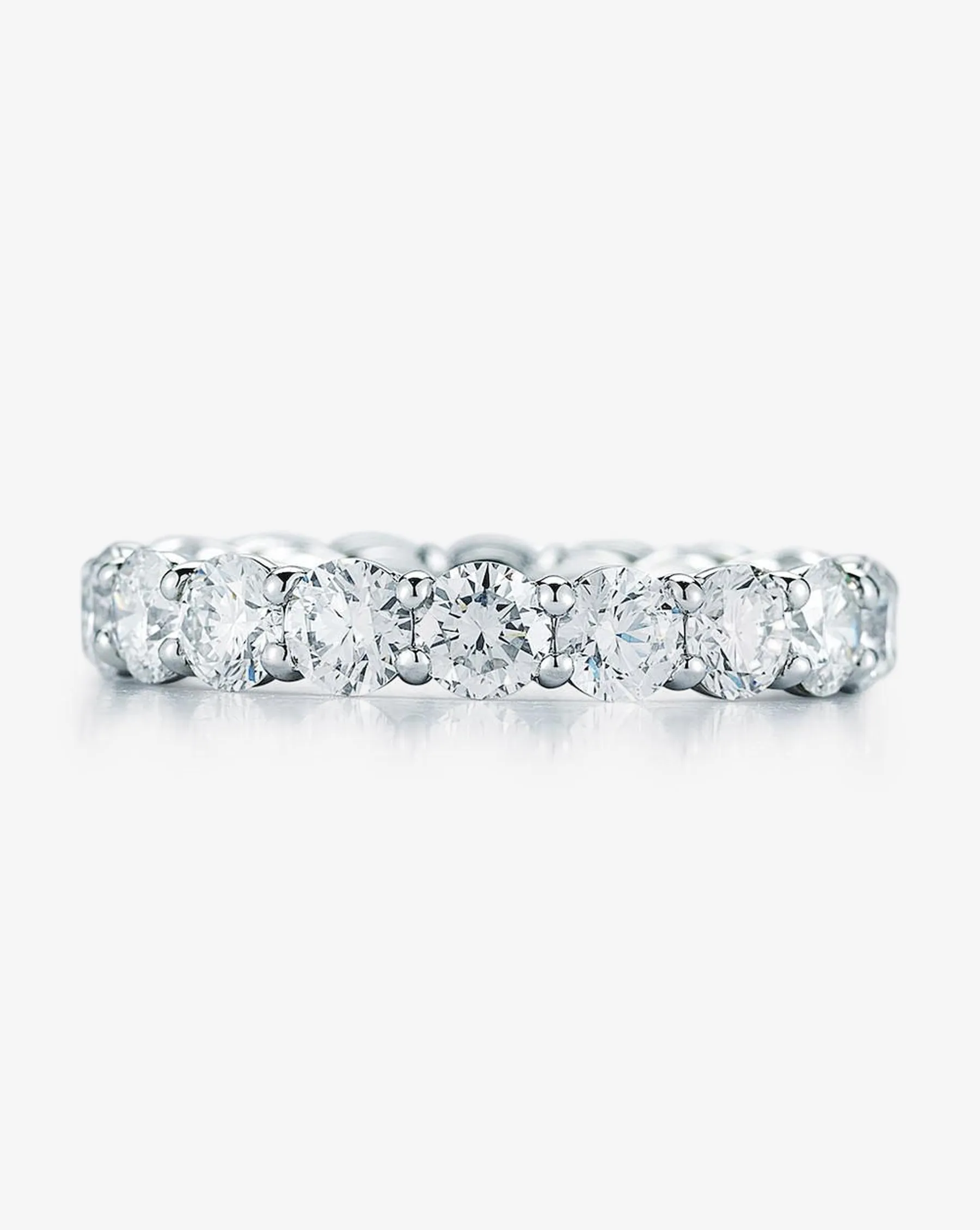 Round Lab Diamond Eternity Band