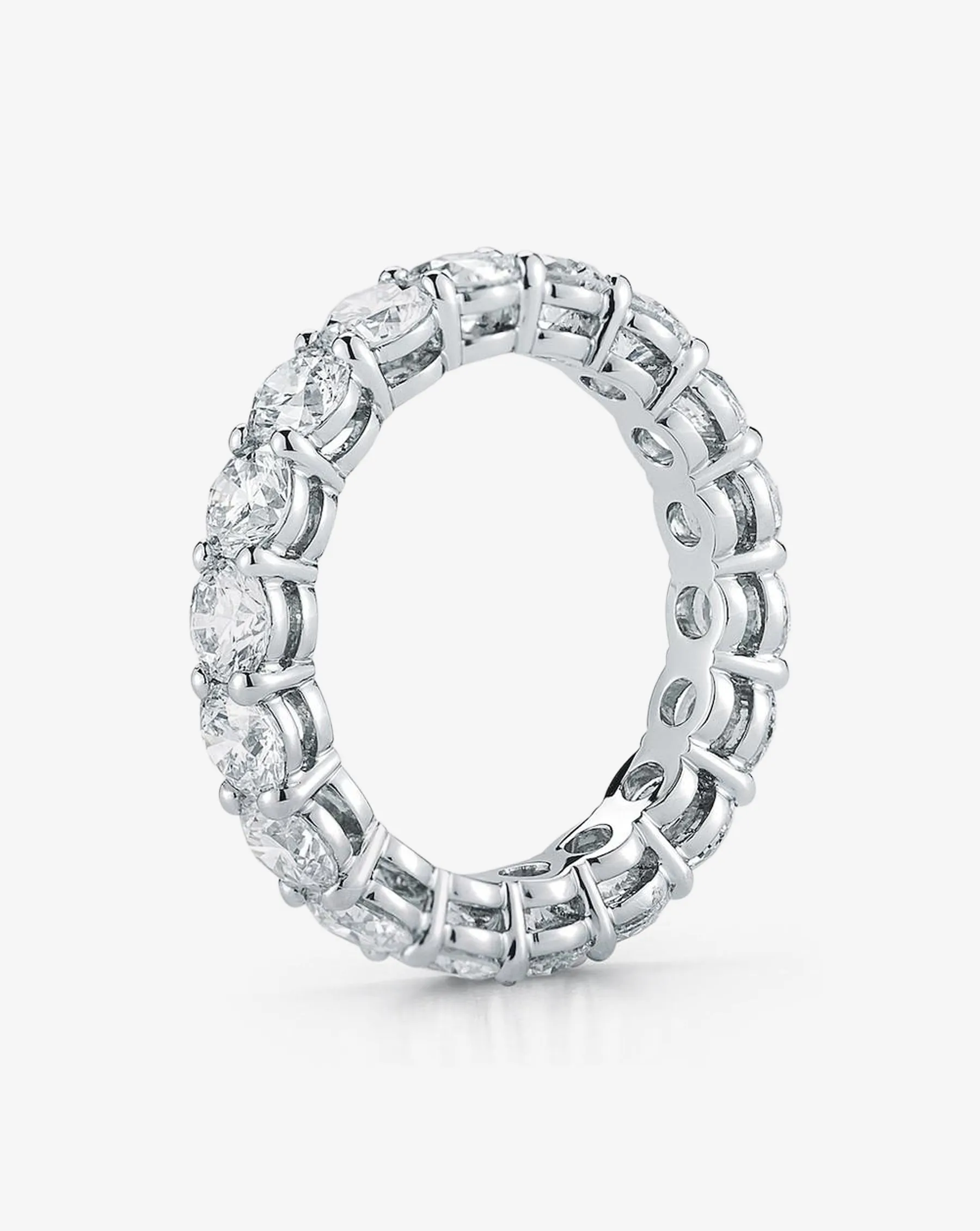 Round Lab Diamond Eternity Band