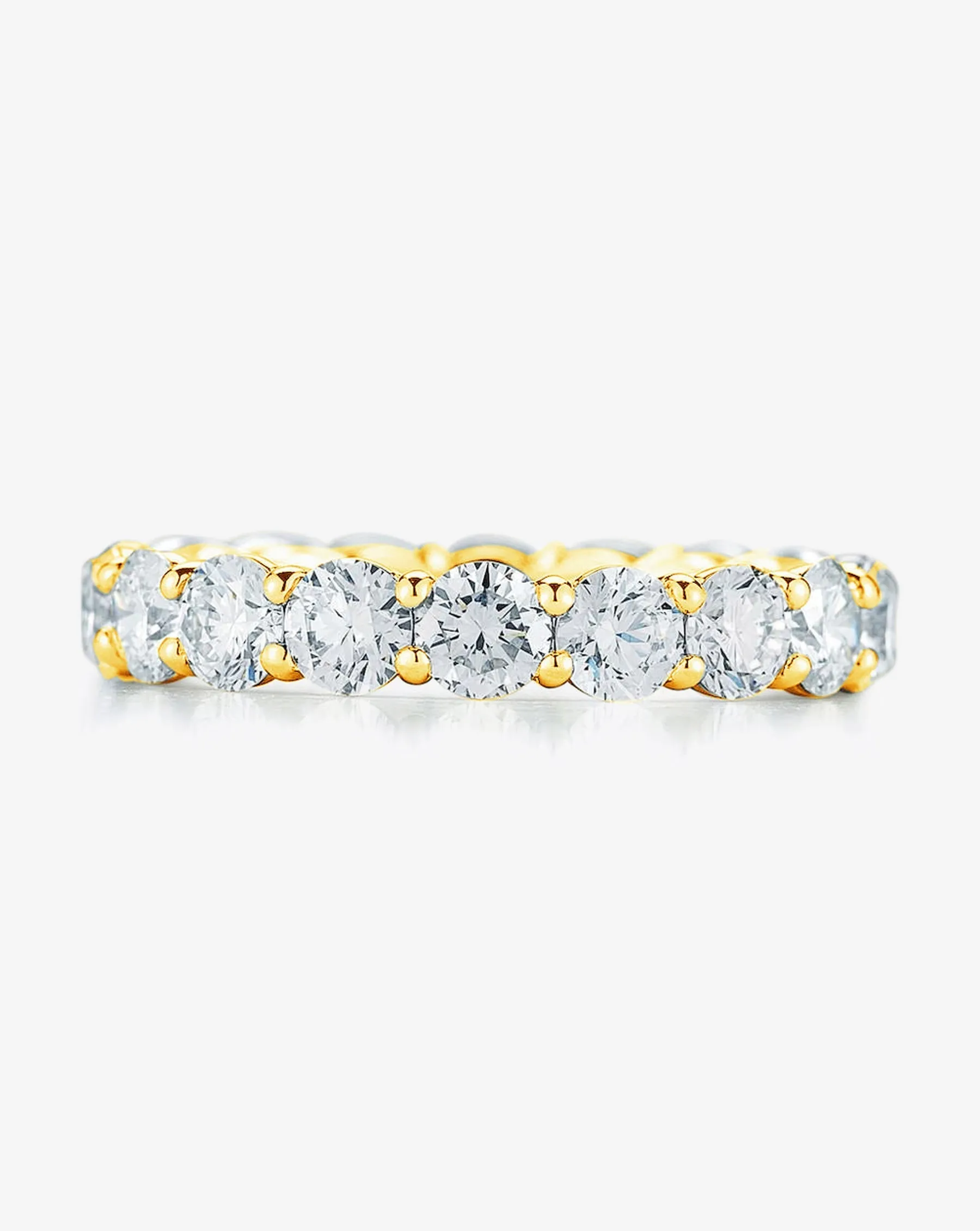 Round Lab Diamond Eternity Band