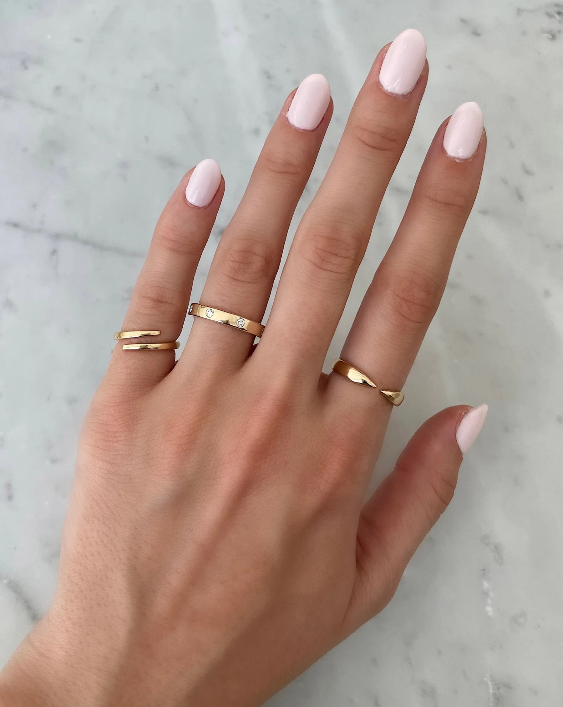 Round Luxe Inlay Eternity Band