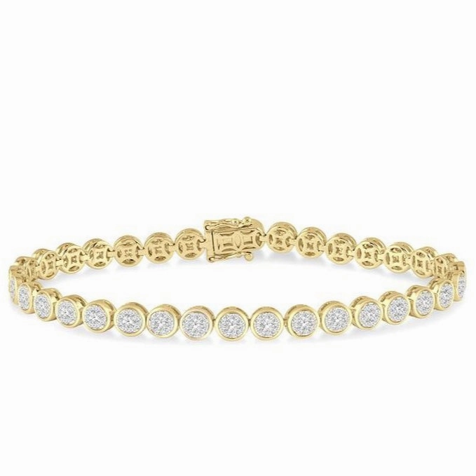 Round Shape Lovebright Essential Diamond Bracelet