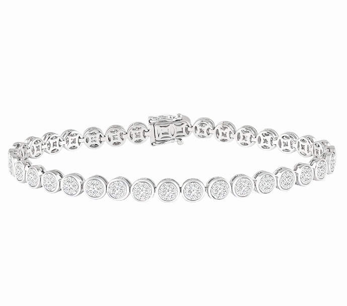Round Shape Lovebright Essential Diamond Bracelet