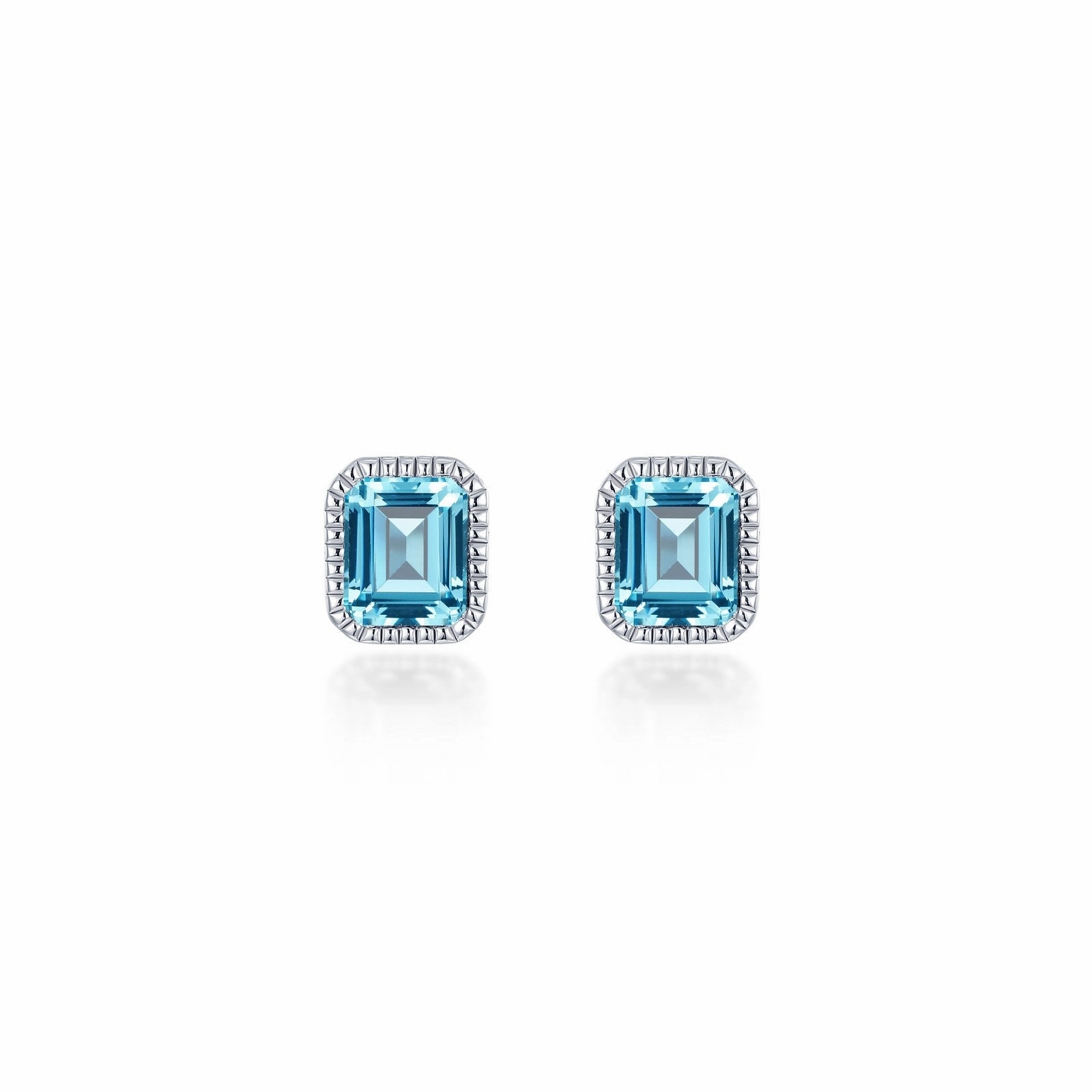 September Birthstone Solitaire Stud Earrings BE008SAP00