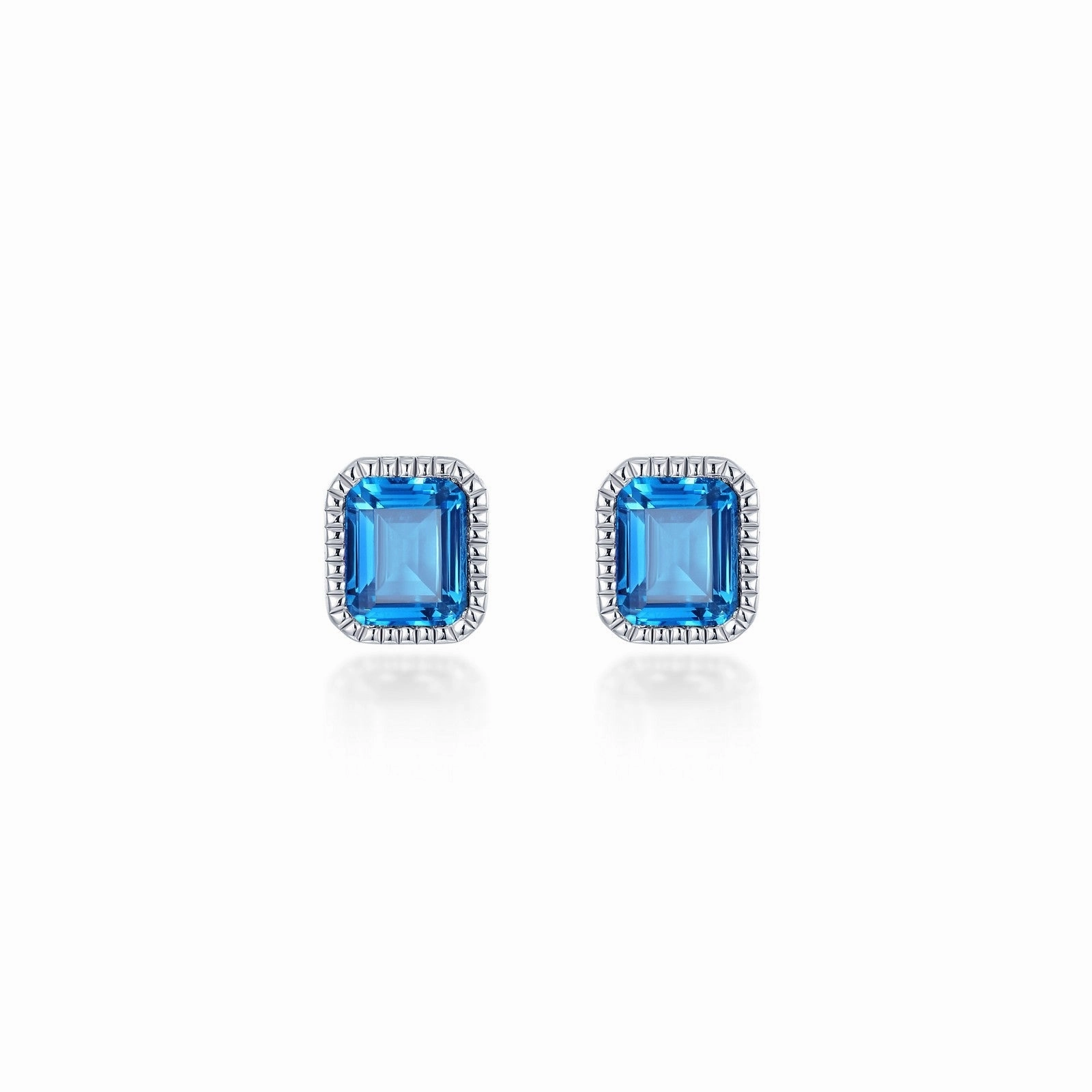 September Birthstone Solitaire Stud Earrings BE008SAP00