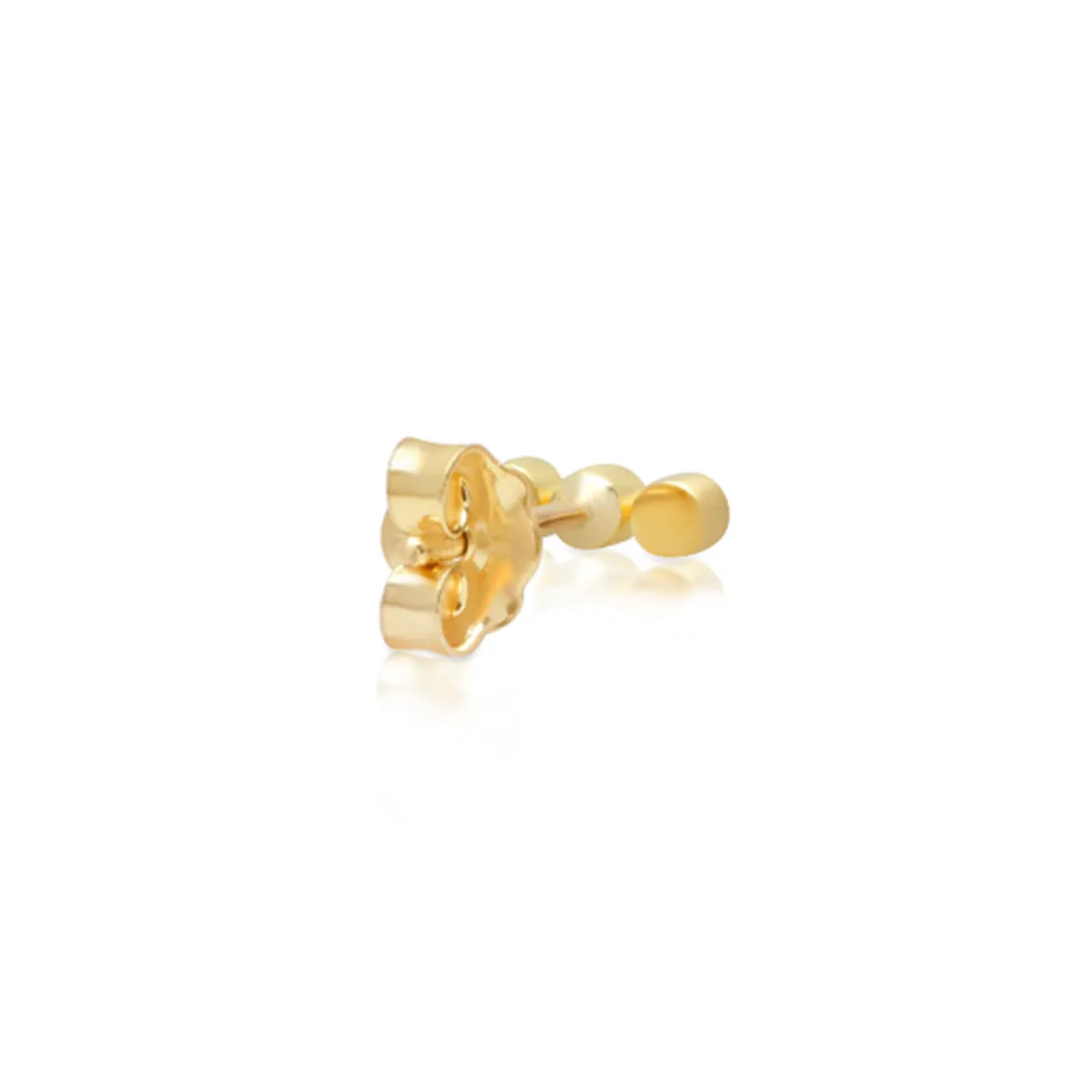 Single 3 Mini Diamond Bezel Stud