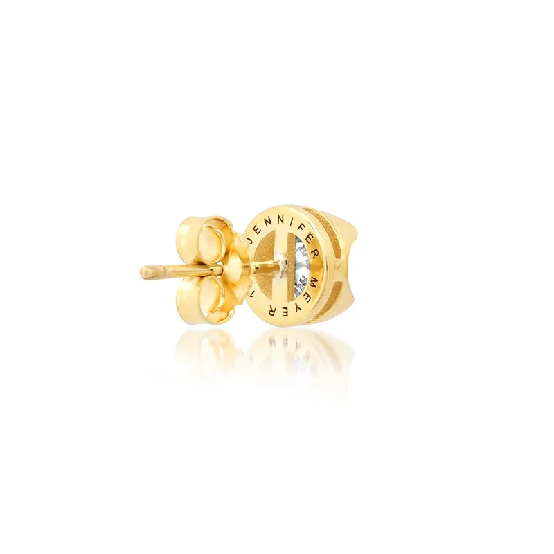 Single Large Illusion Set Diamond Stud