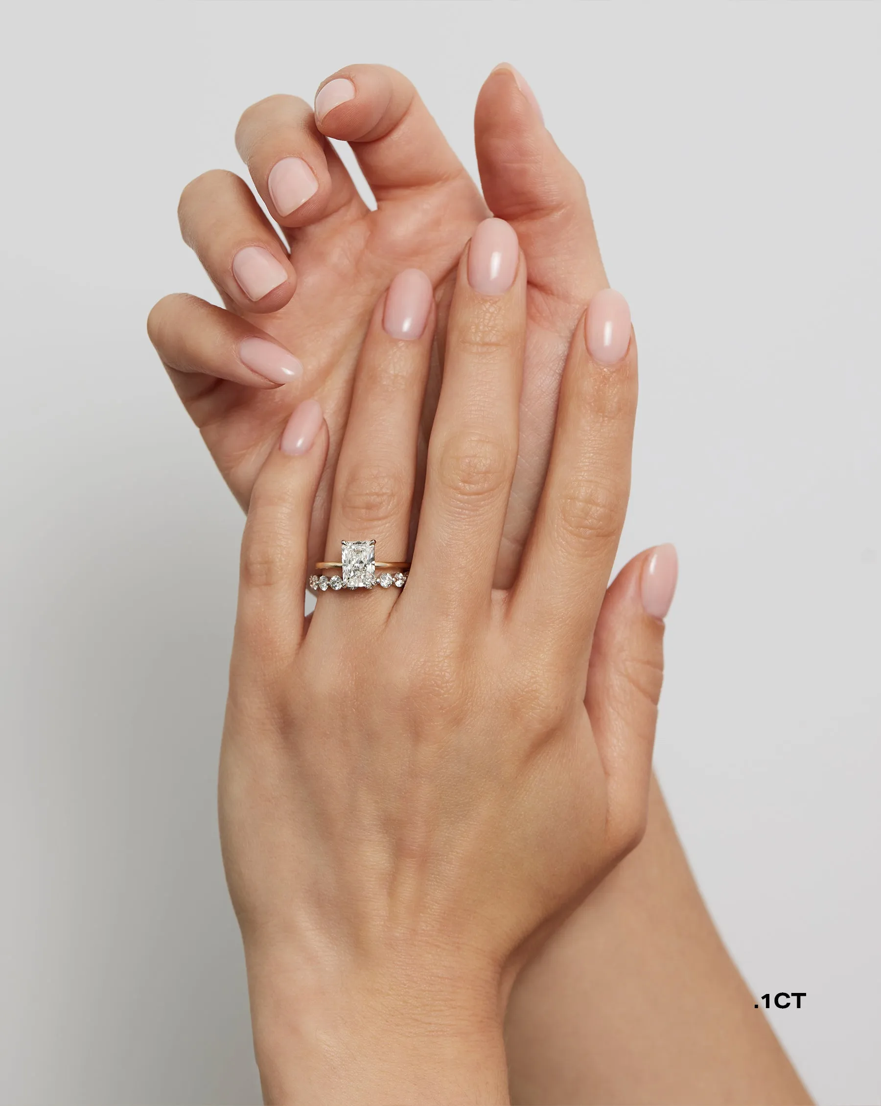 Single Prong Eternity Band