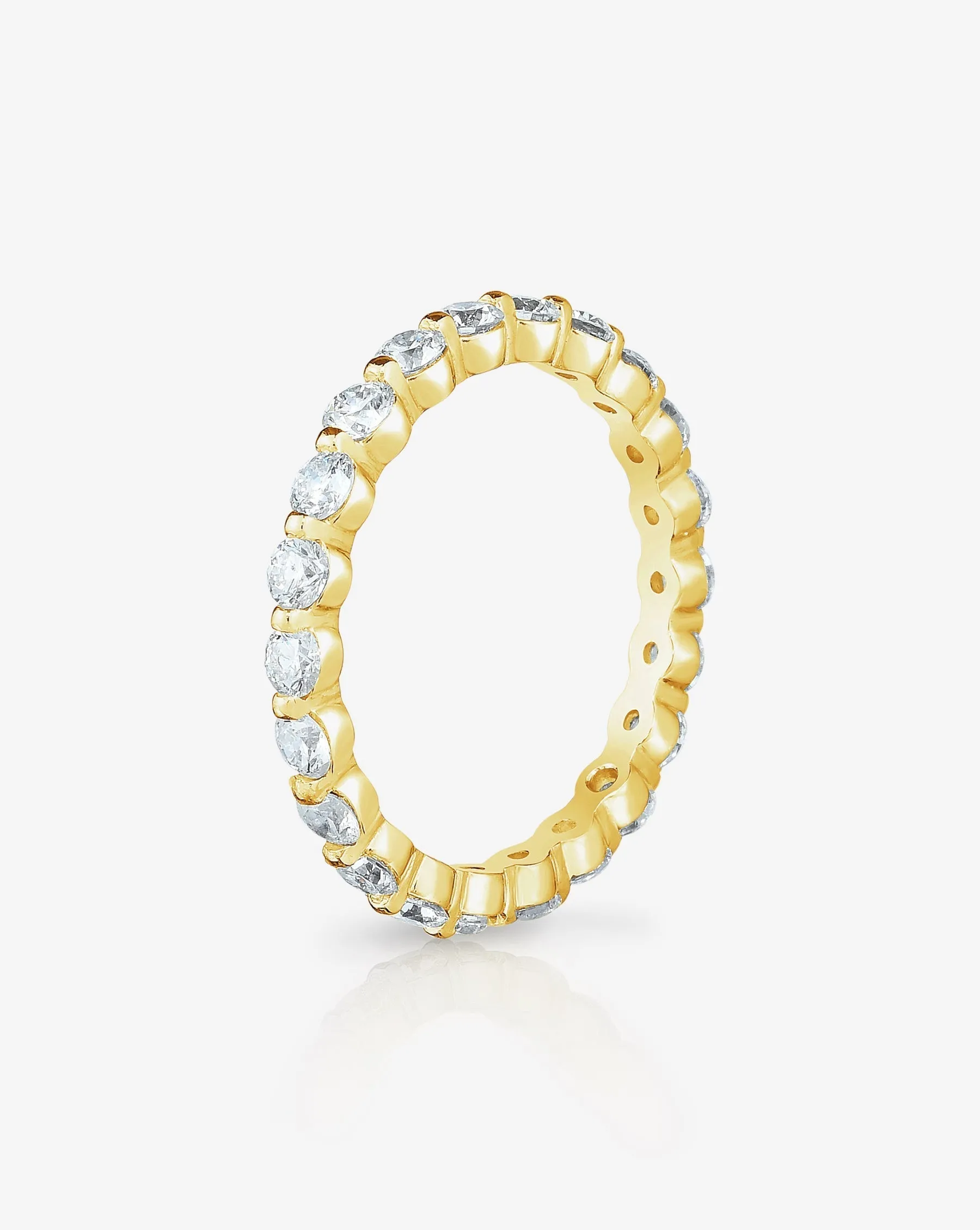 Single Prong Eternity Band
