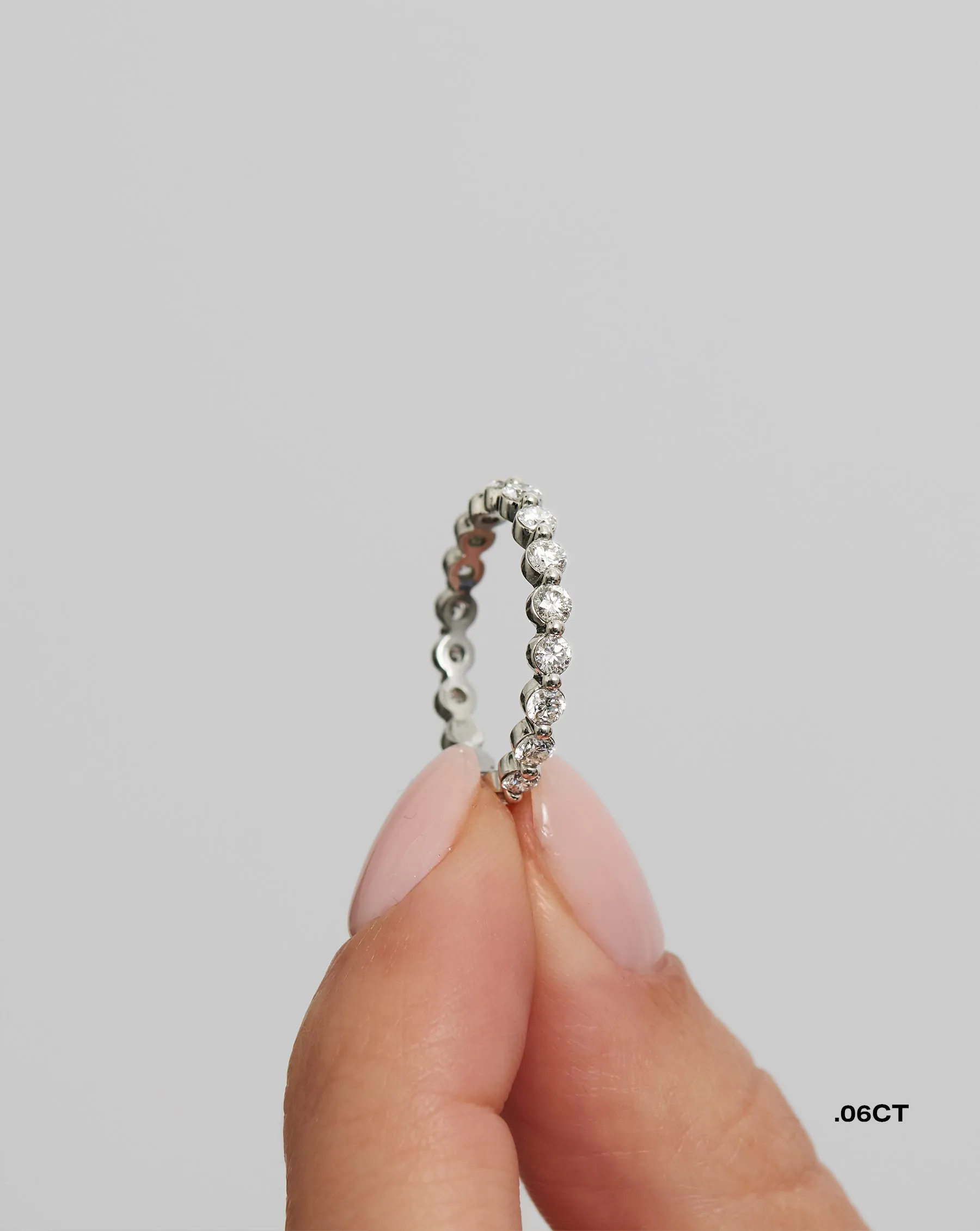 Single Prong Eternity Band