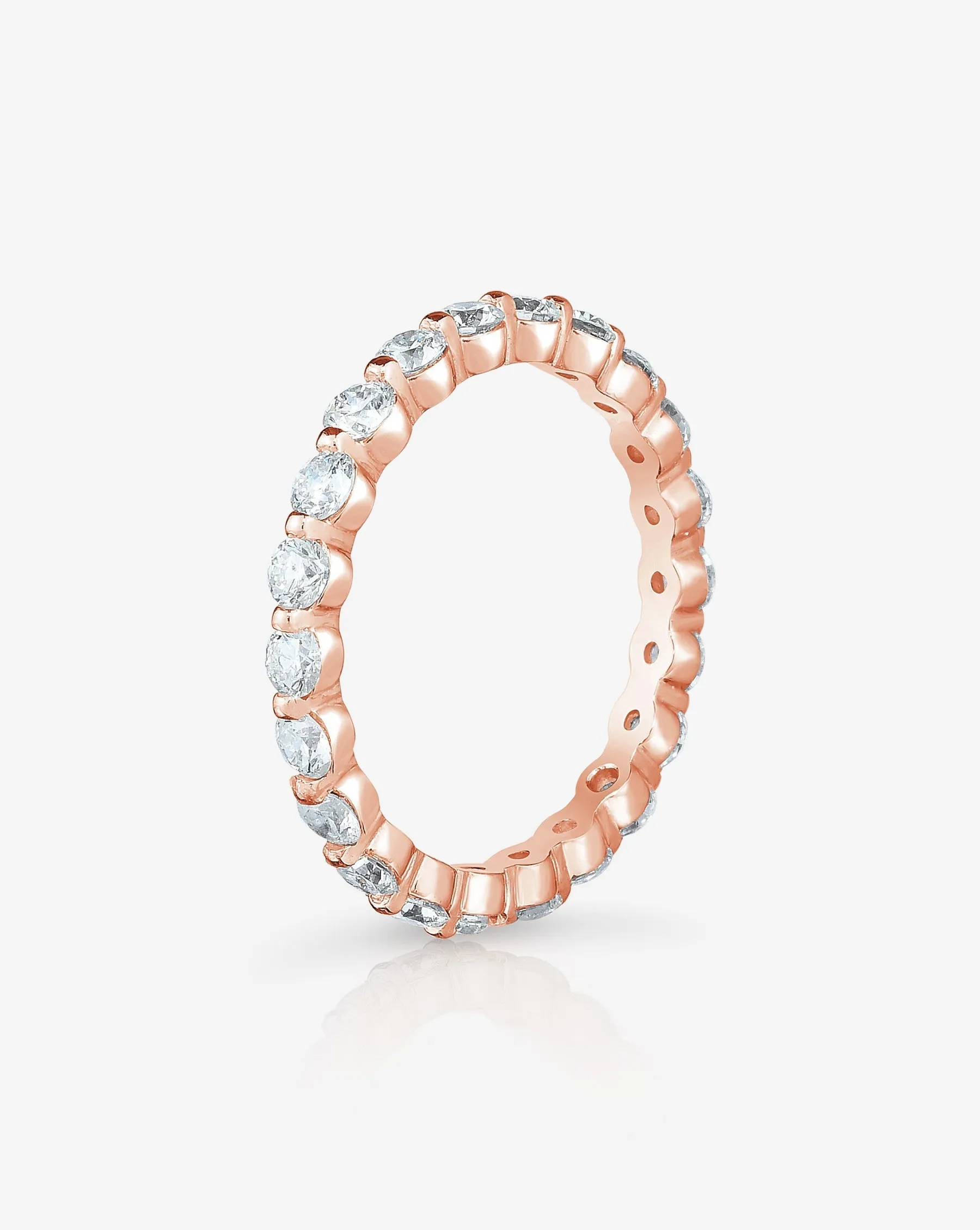 Single Prong Eternity Band