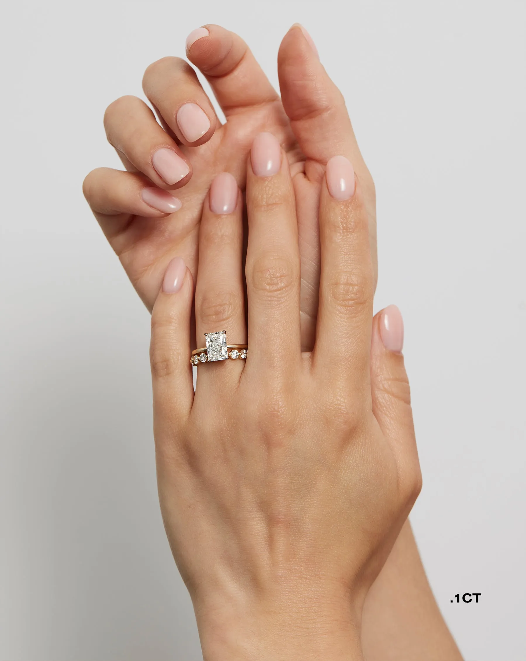 Single Prong Eternity Band