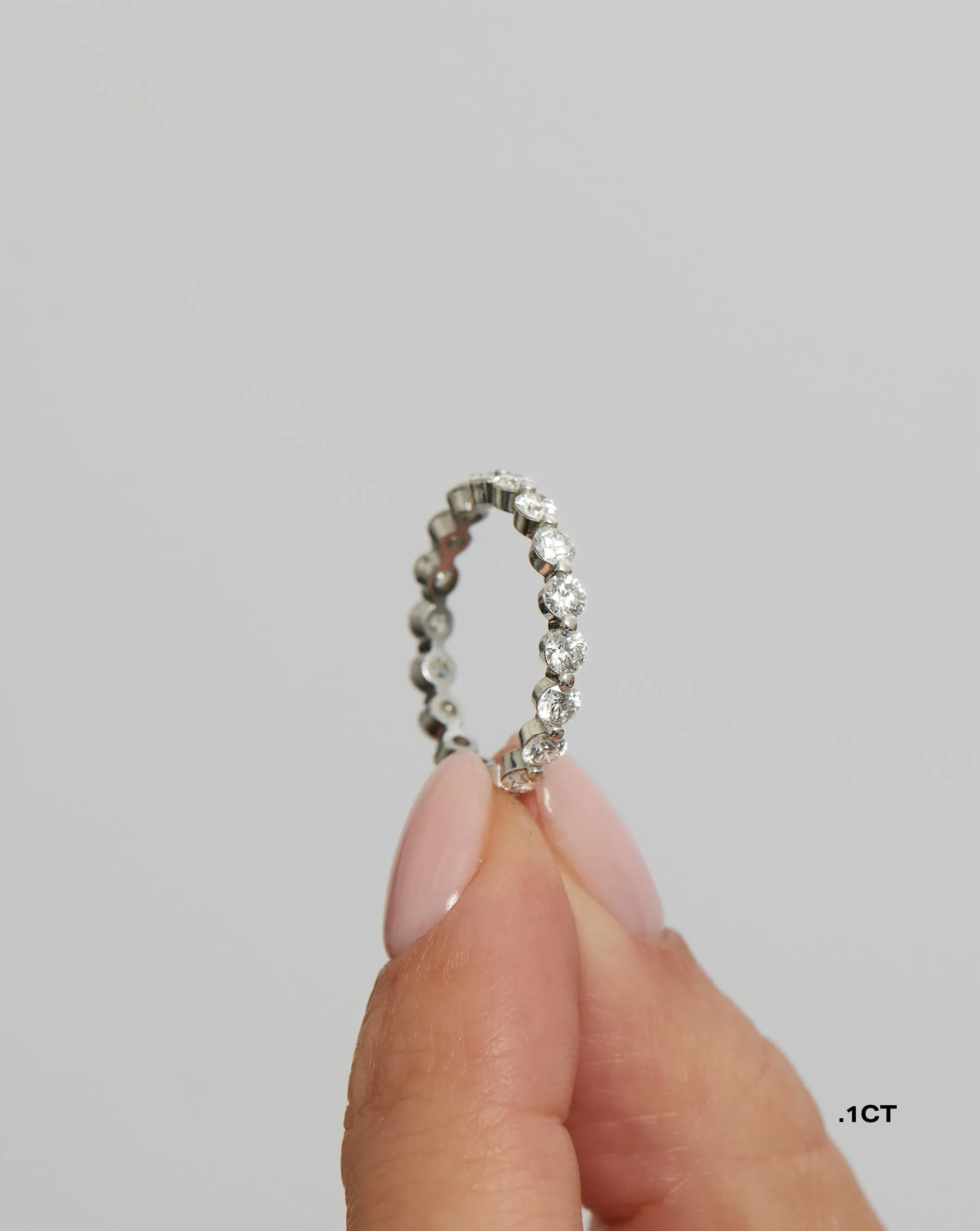 Single Prong Eternity Band