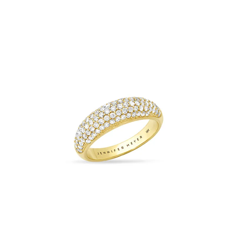 Small Diamond Dome Ring