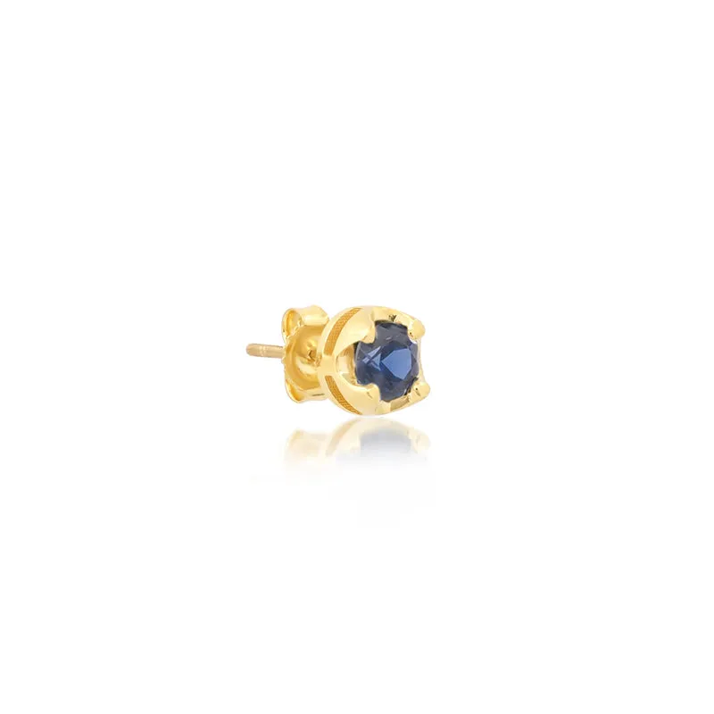 Small Illusion Set Sapphire Studs