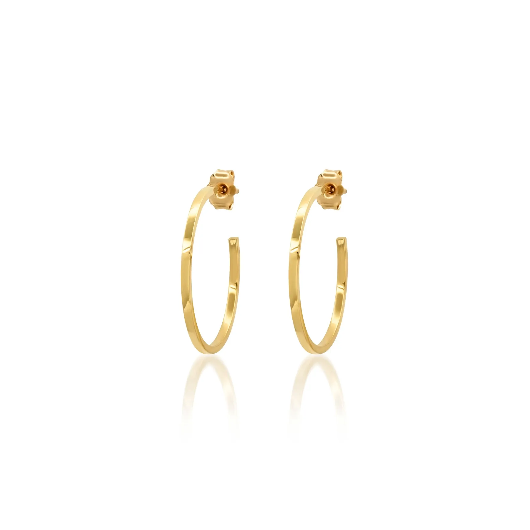 Small Thin Hoops
