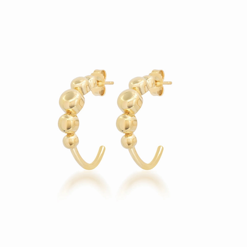 Small Graduated Bezel Hoops
