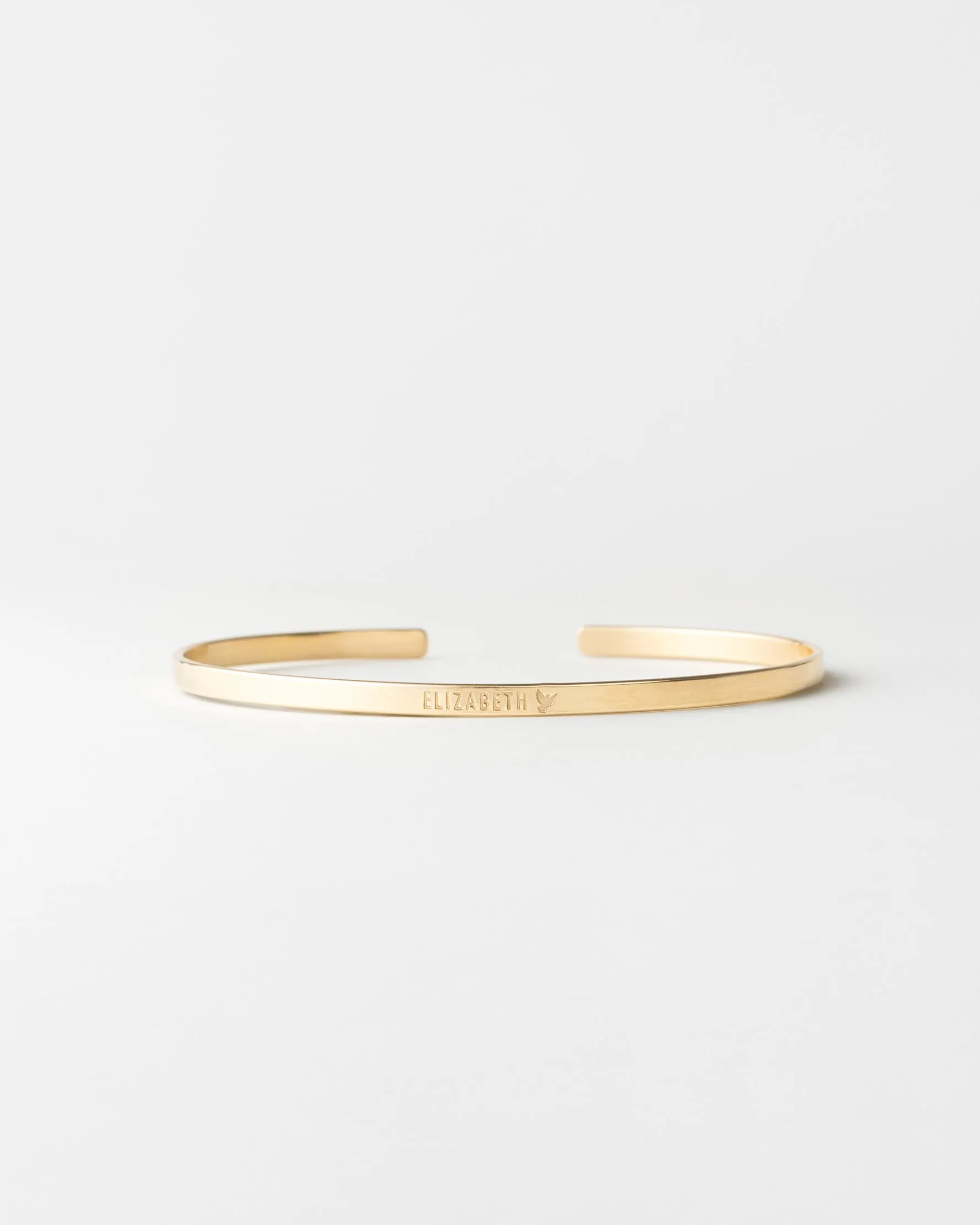 Solid Gold Novel Cuff Bracelet