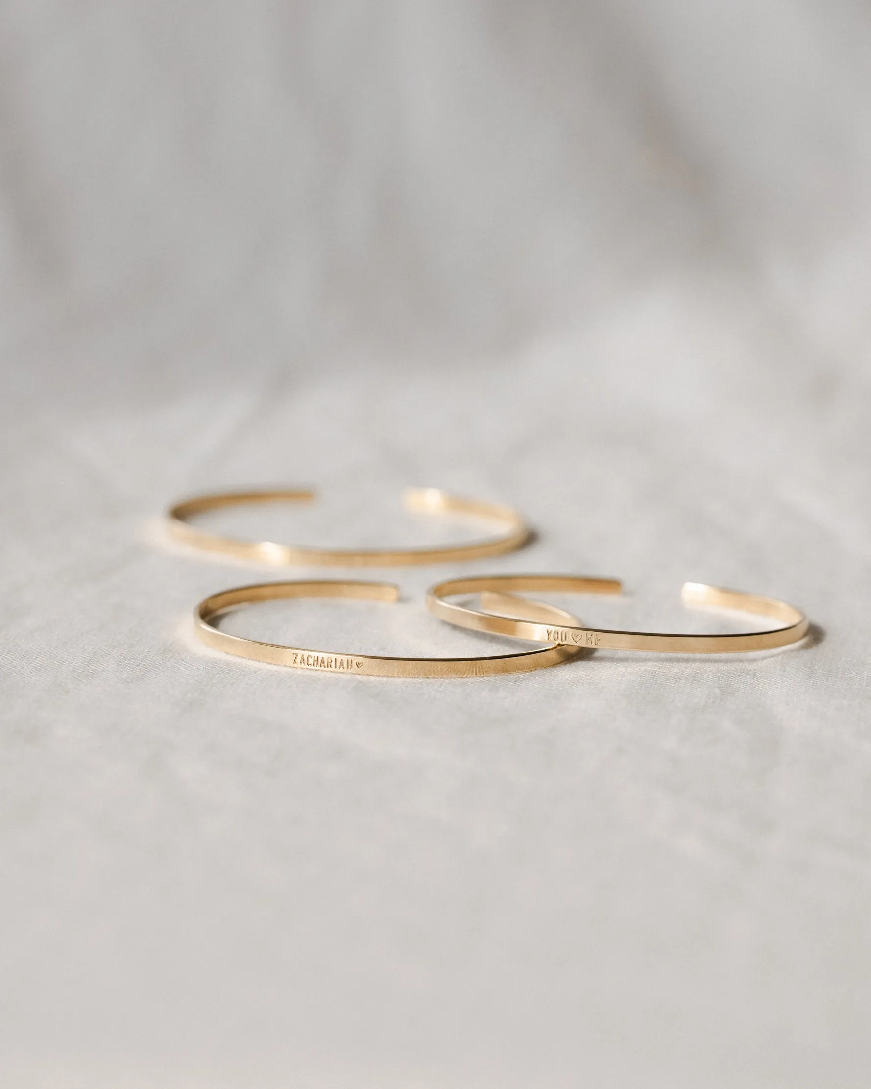 Solid Gold Novel Cuff Bracelet