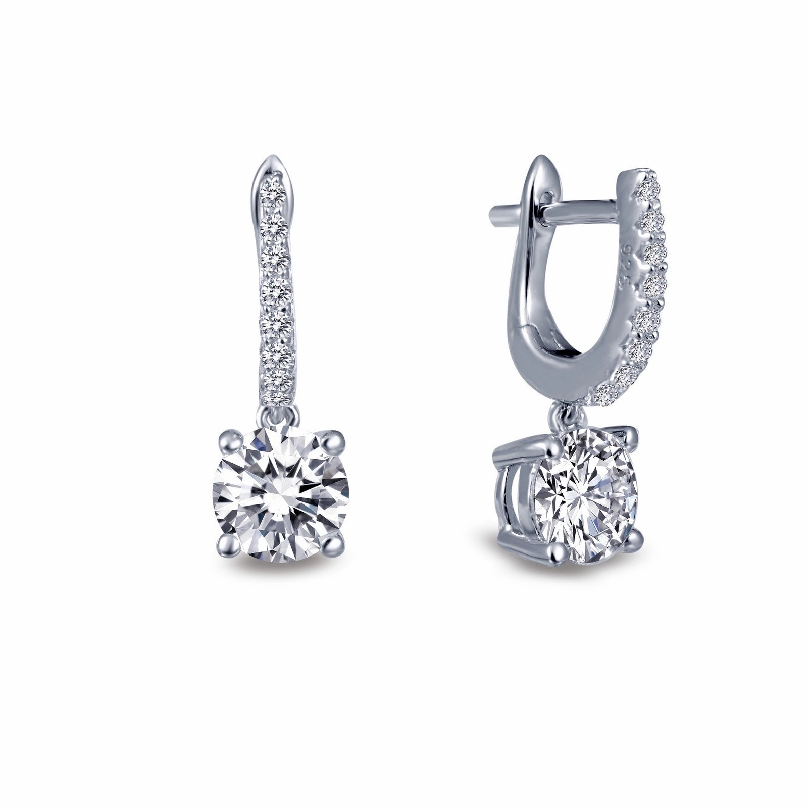 Solitaire Dangle Earrings E0219CLP00