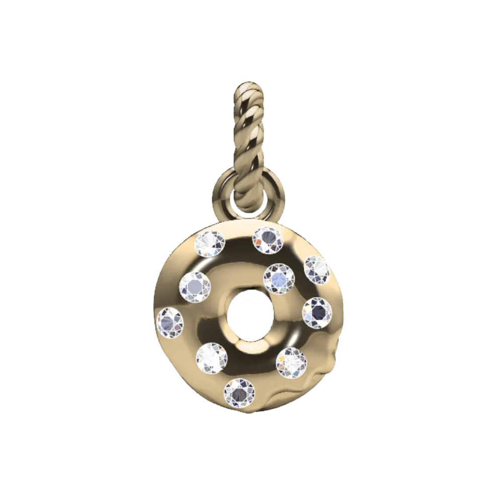 Sprinkled Donut Charm
