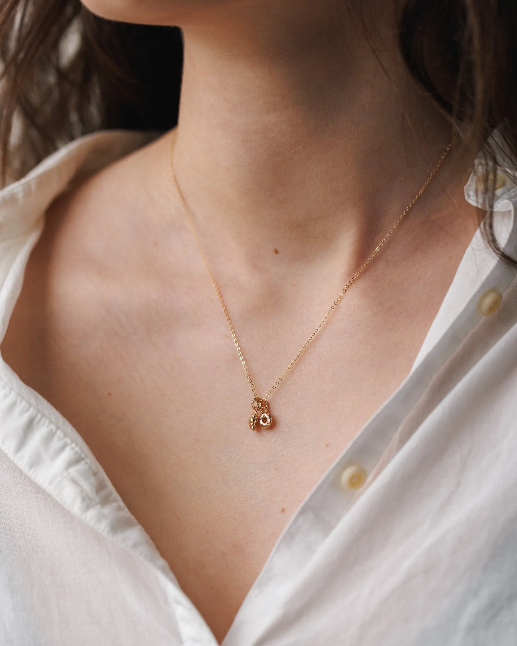 Sprinkled Donut Charm