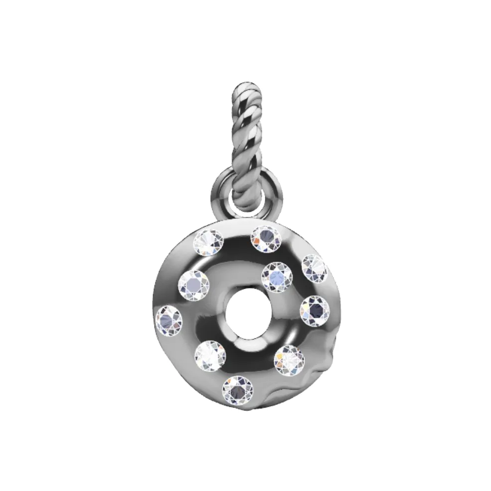 Sprinkled Donut Charm
