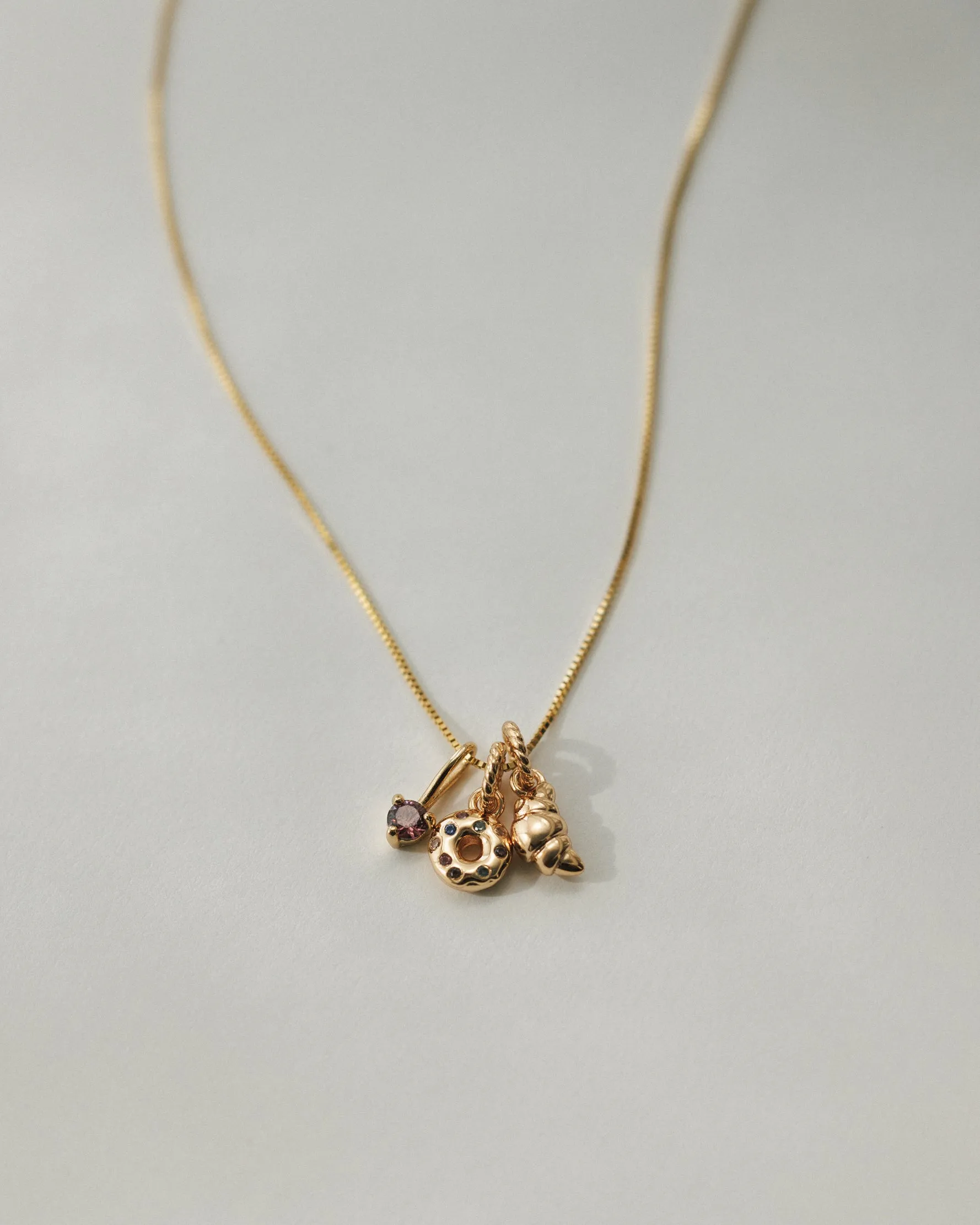 Sprinkled Donut Charm