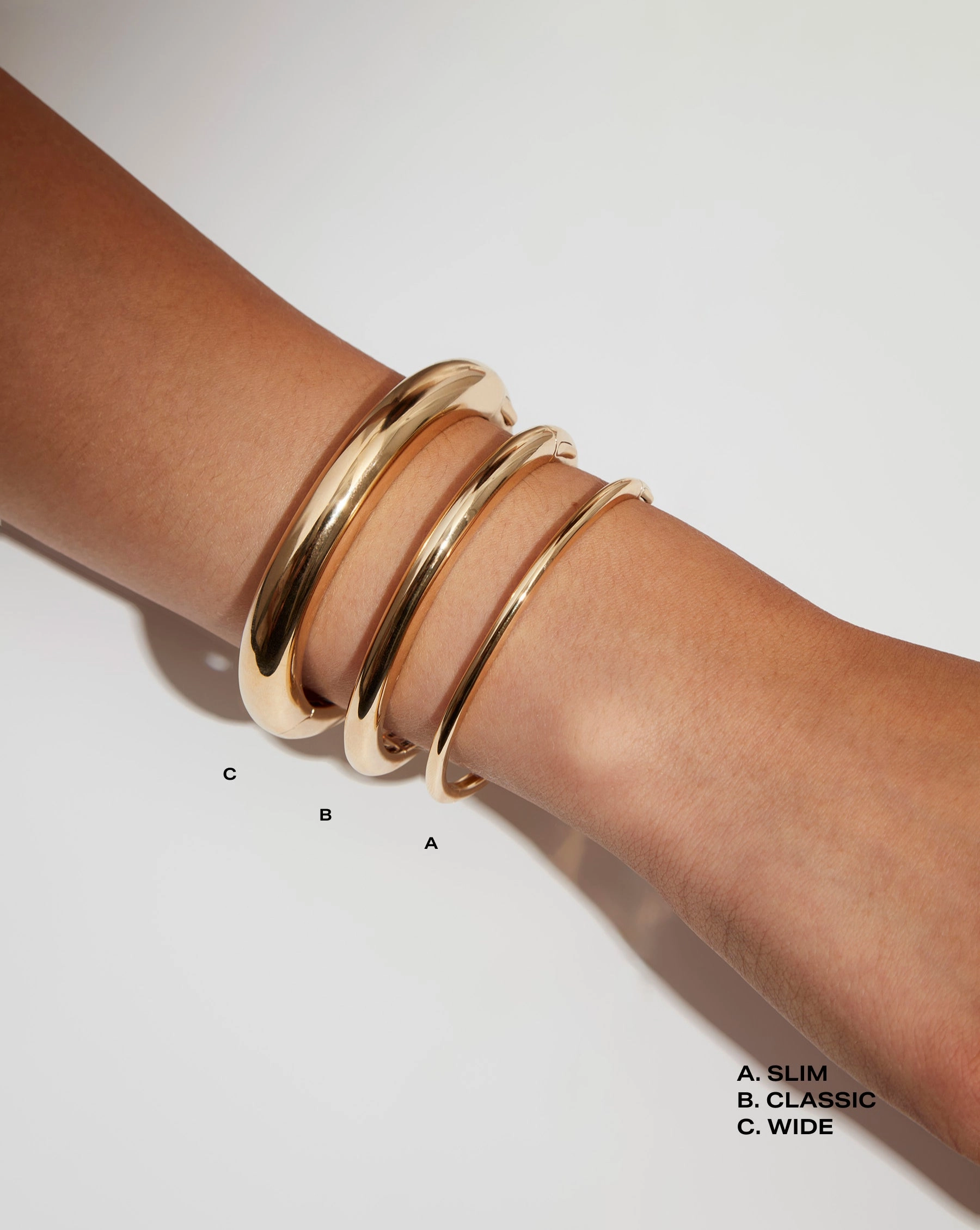 Stackable Gold Cloud Bangle